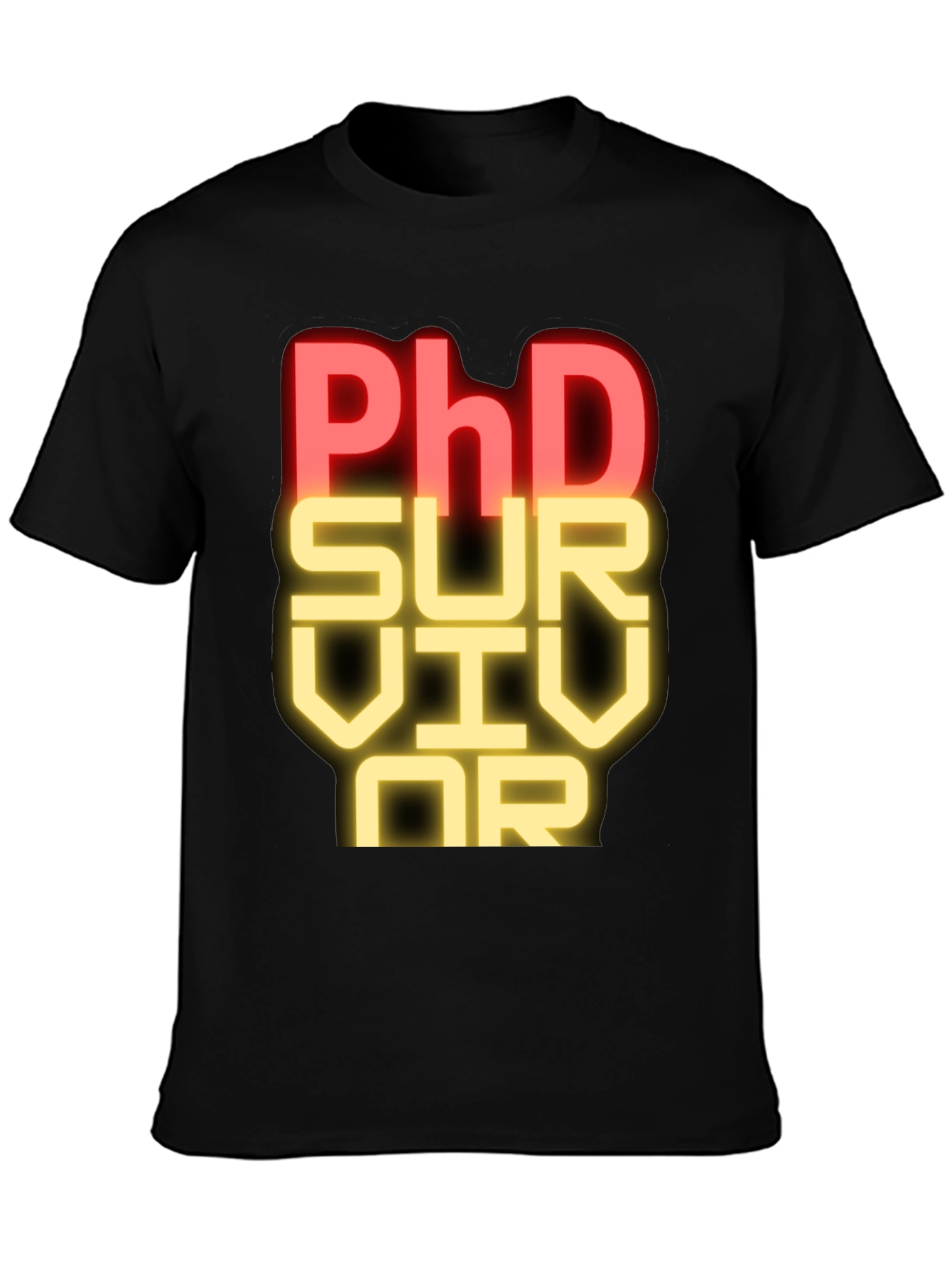 PhD Survivor T-Shirt - Funny Academic Graduation Tee