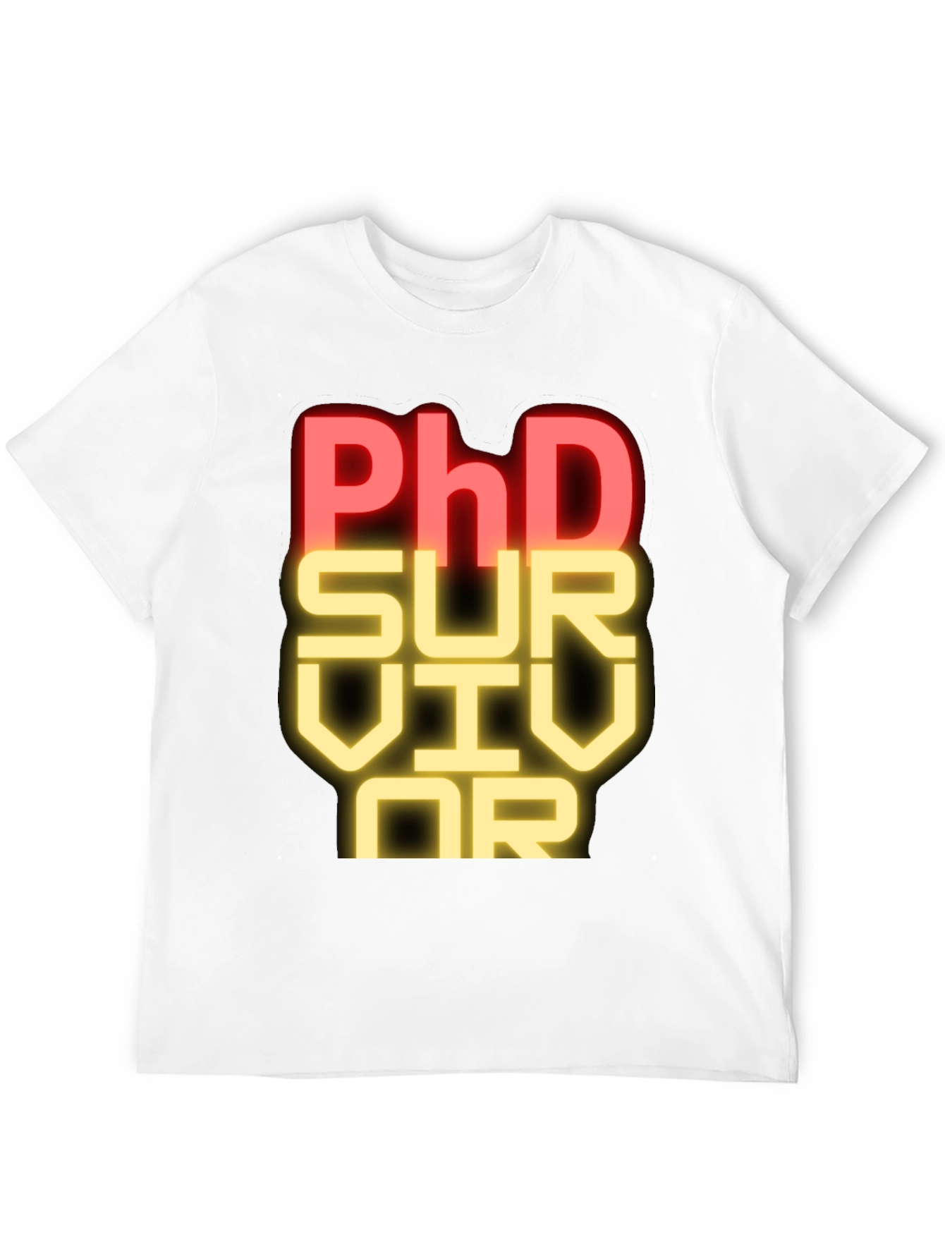 PhD Survivor T-Shirt - Funny Academic Graduation Tee