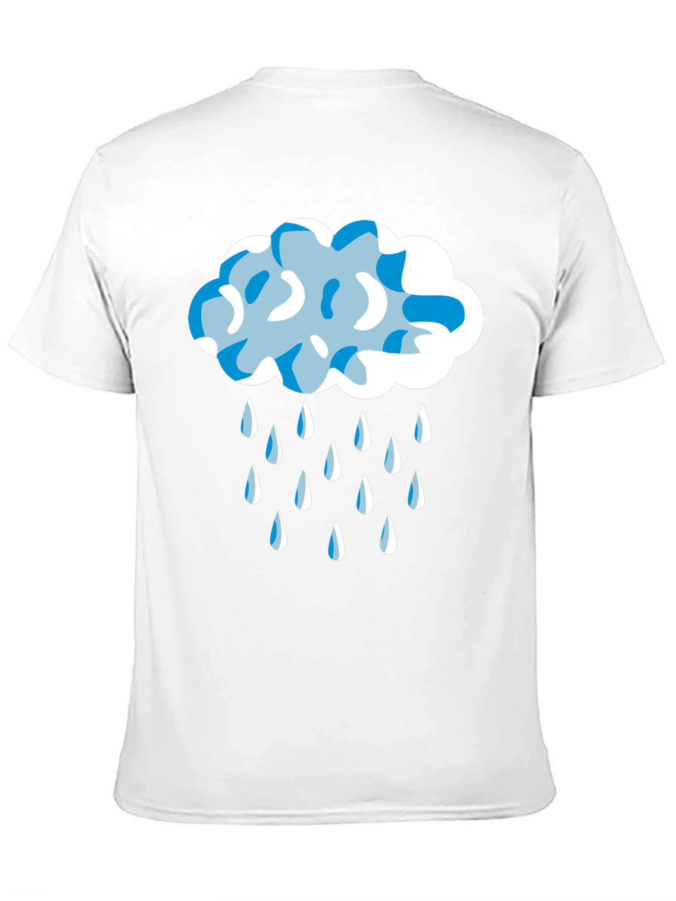Rainy Day Cloud Graphic Tee - Stylish Unisex T-Shirt