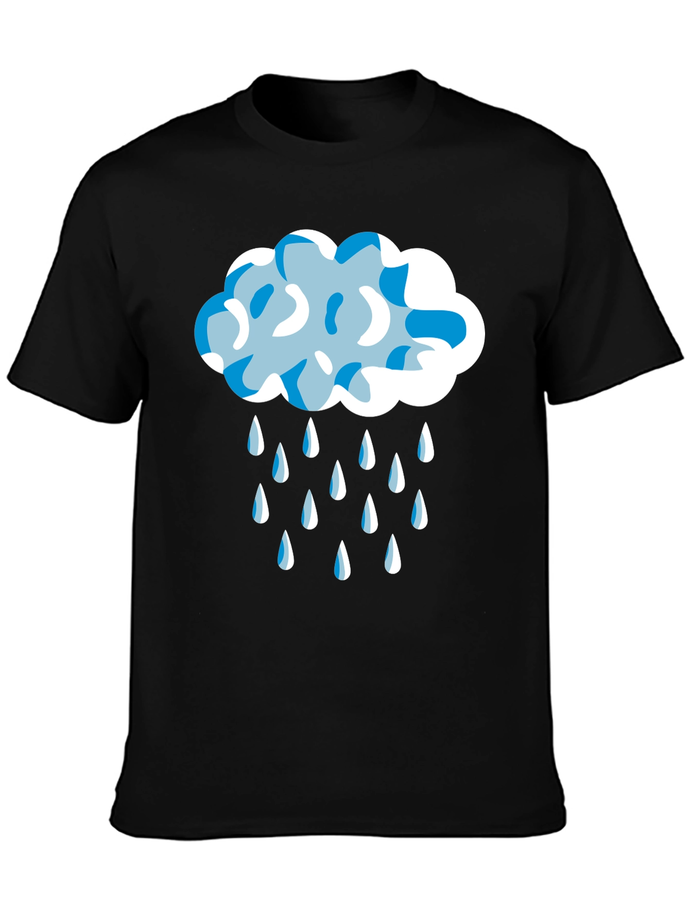 Rainy Day Cloud Graphic Tee - Stylish Unisex T-Shirt