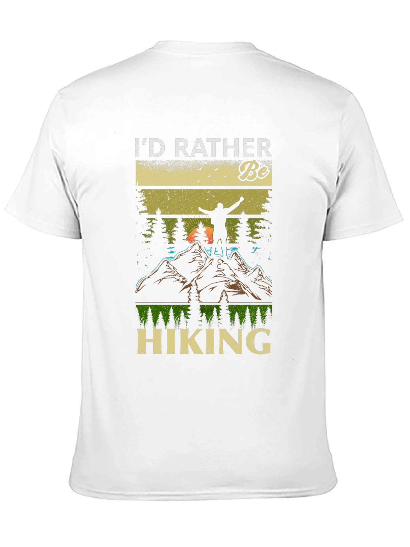 Id Rather Be Hiking Graphic T-Shirt