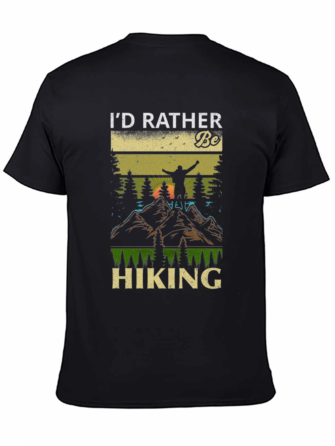 Id Rather Be Hiking Graphic T-Shirt