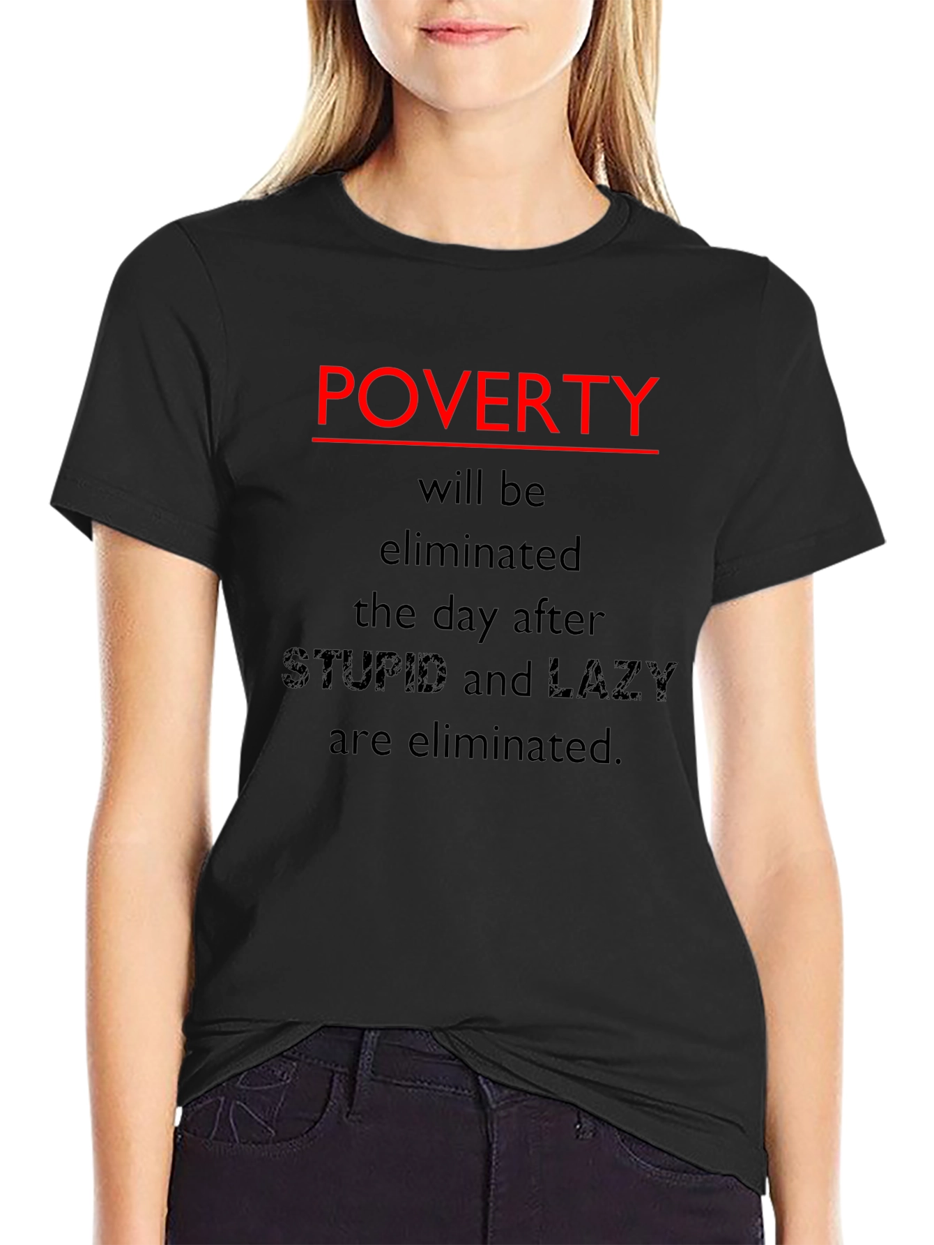 Poverty Elimination Graphic Tee