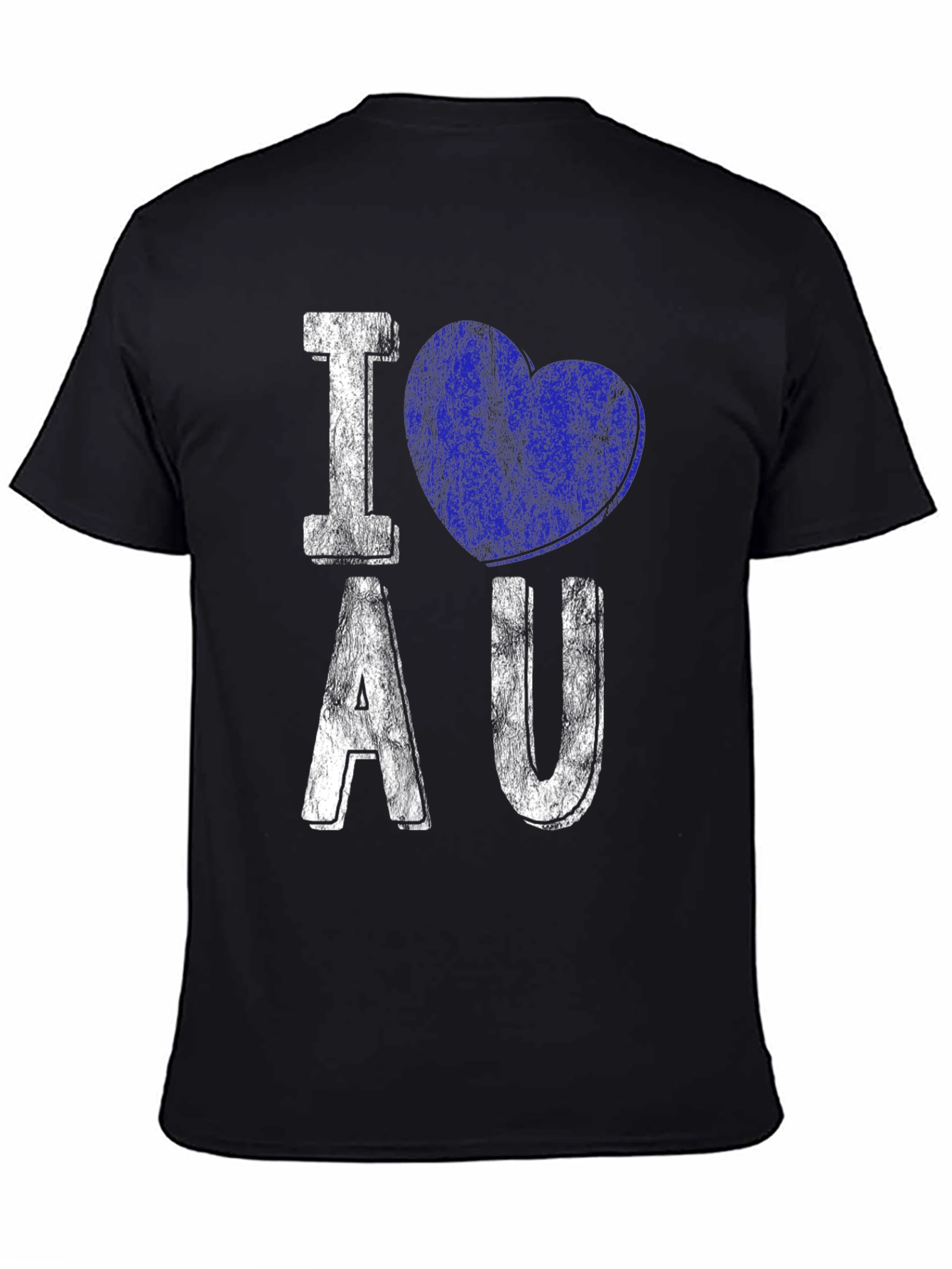 I Love AU T-Shirt - Distressed Design