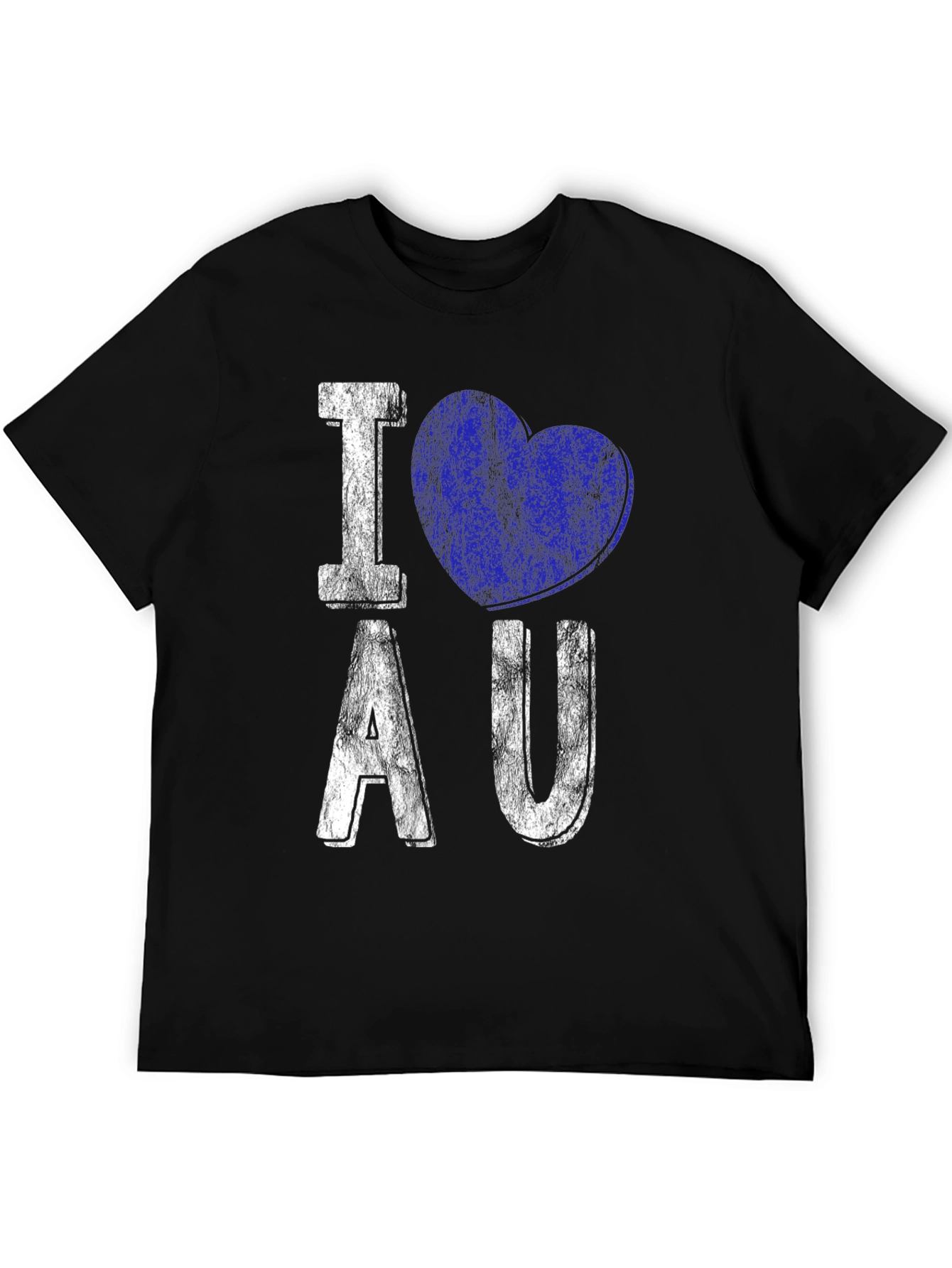 I Love AU T-Shirt - Distressed Design