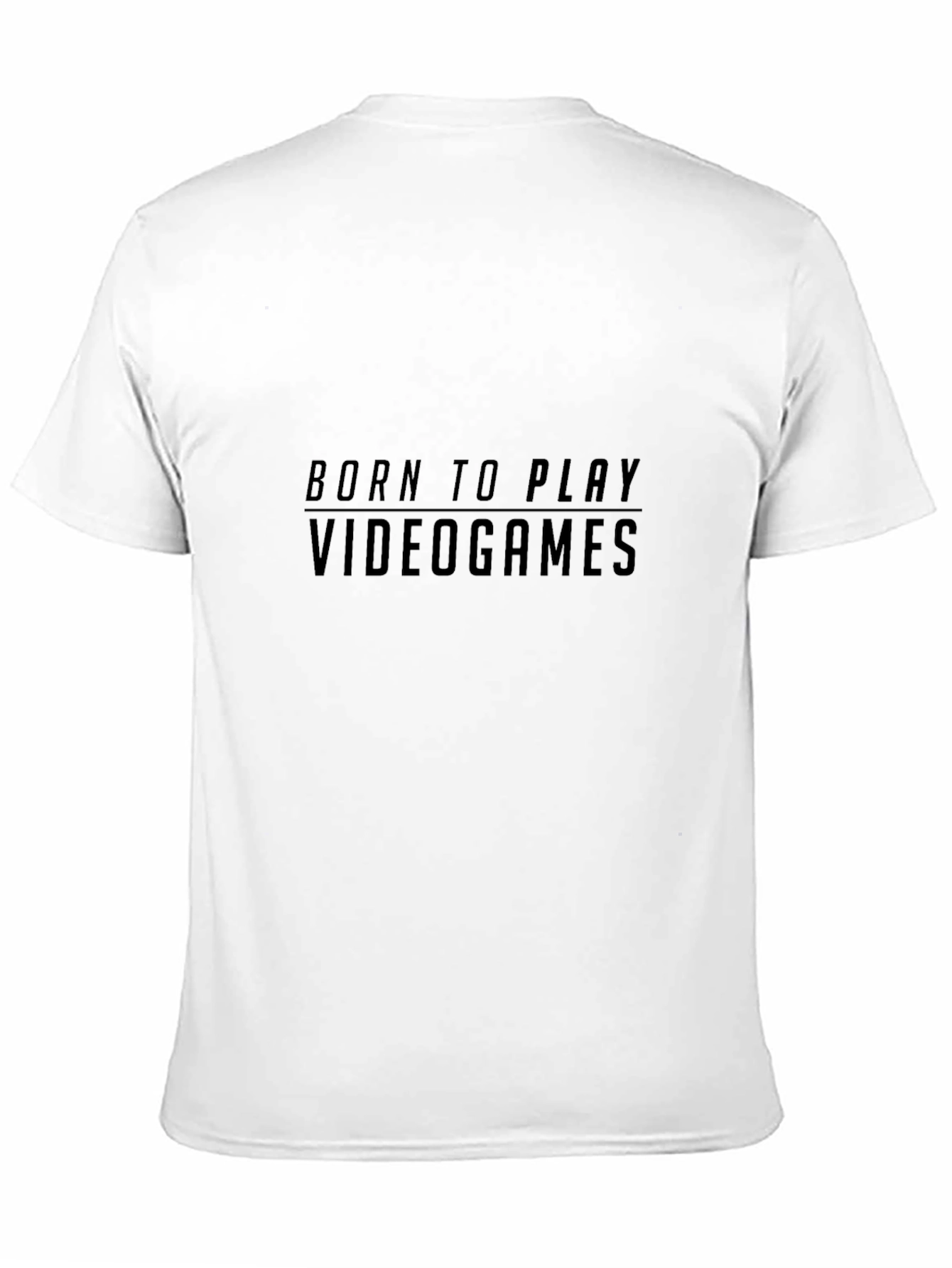 Born To Play Video Games - Black T-Shirt