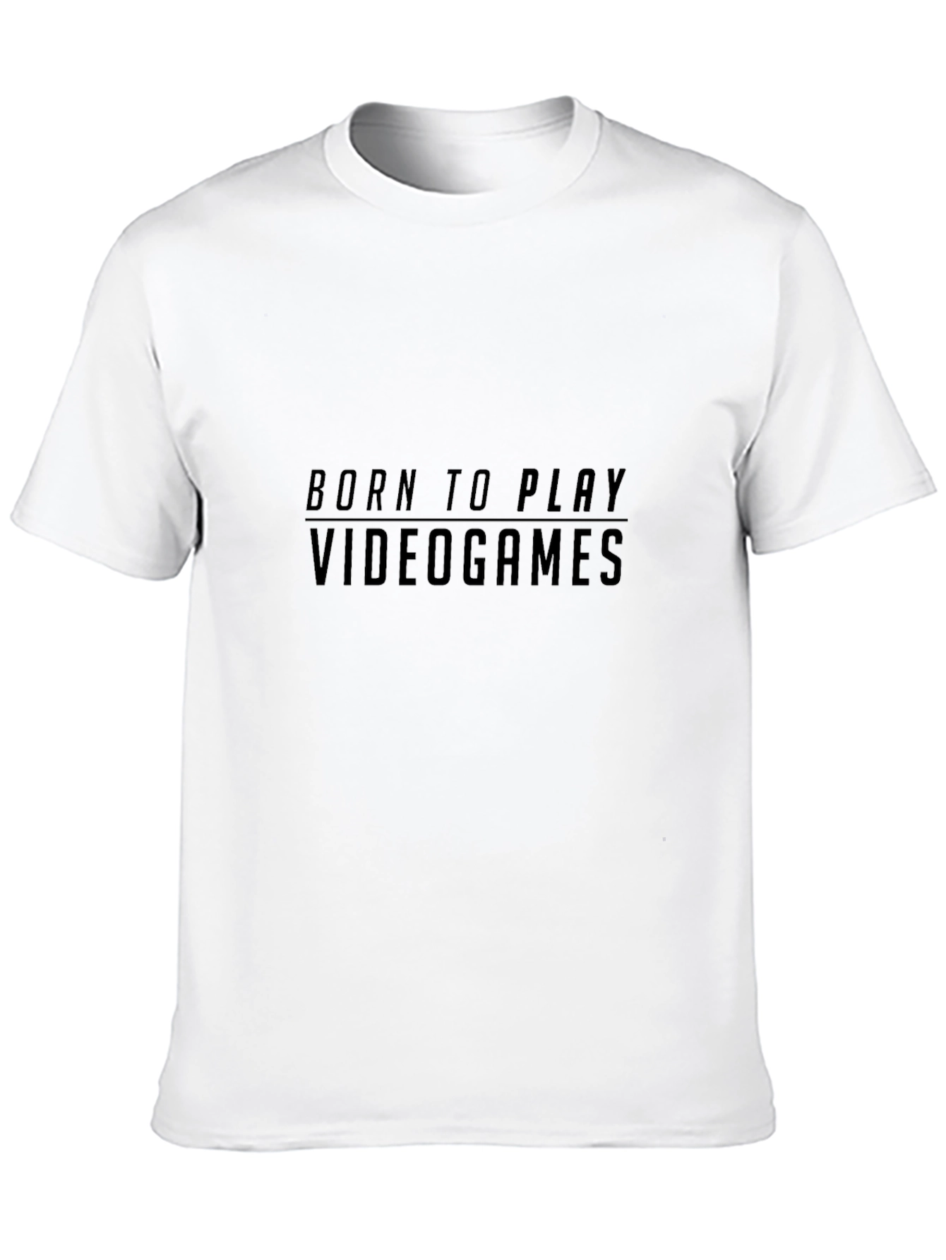 Born To Play Video Games - Black T-Shirt