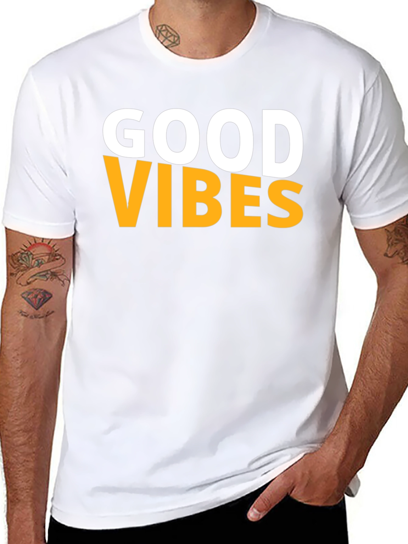 Good Vibes Graphic Tee - Black