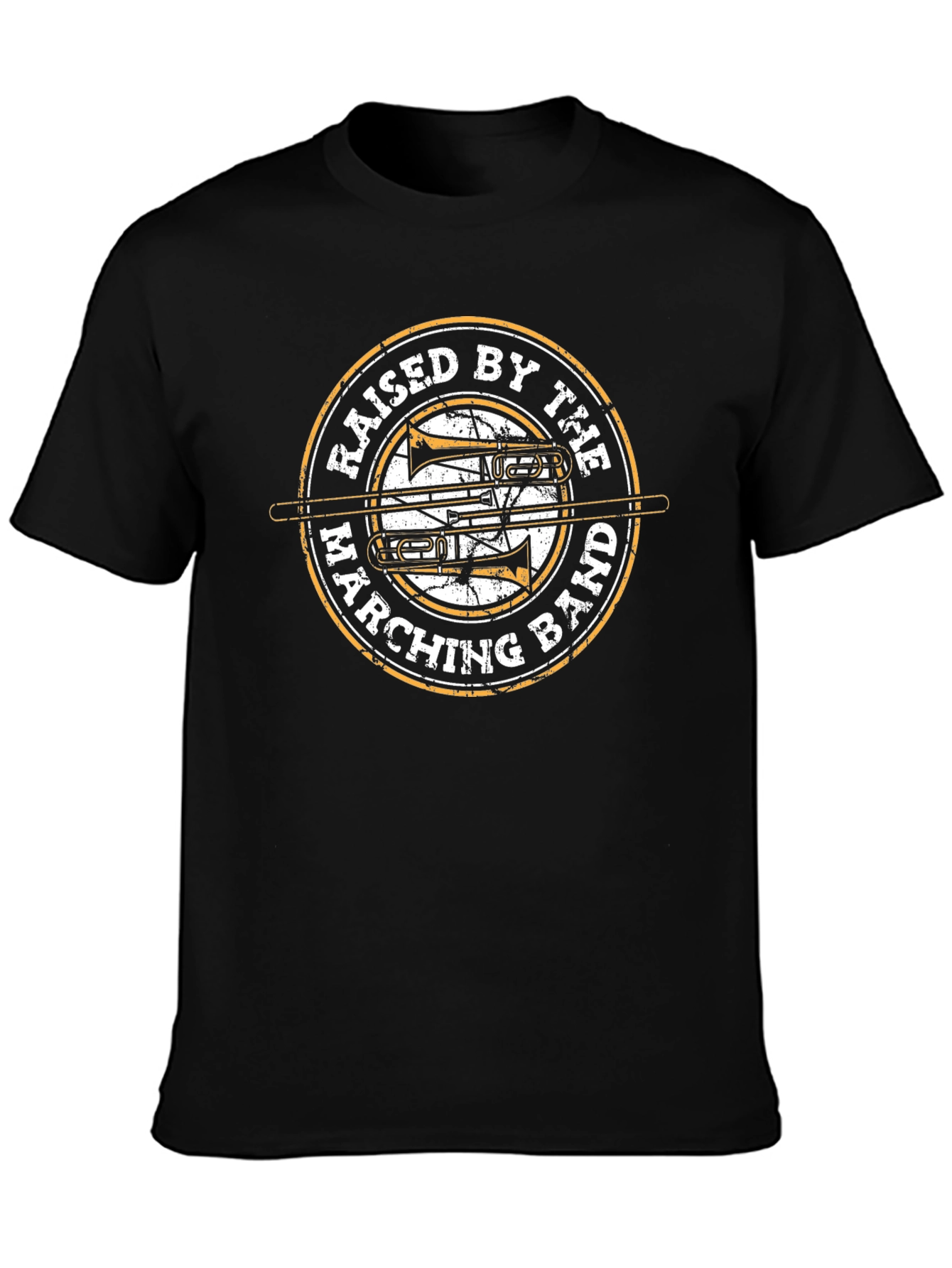 Raised by The Marching Band Black T-Shirt