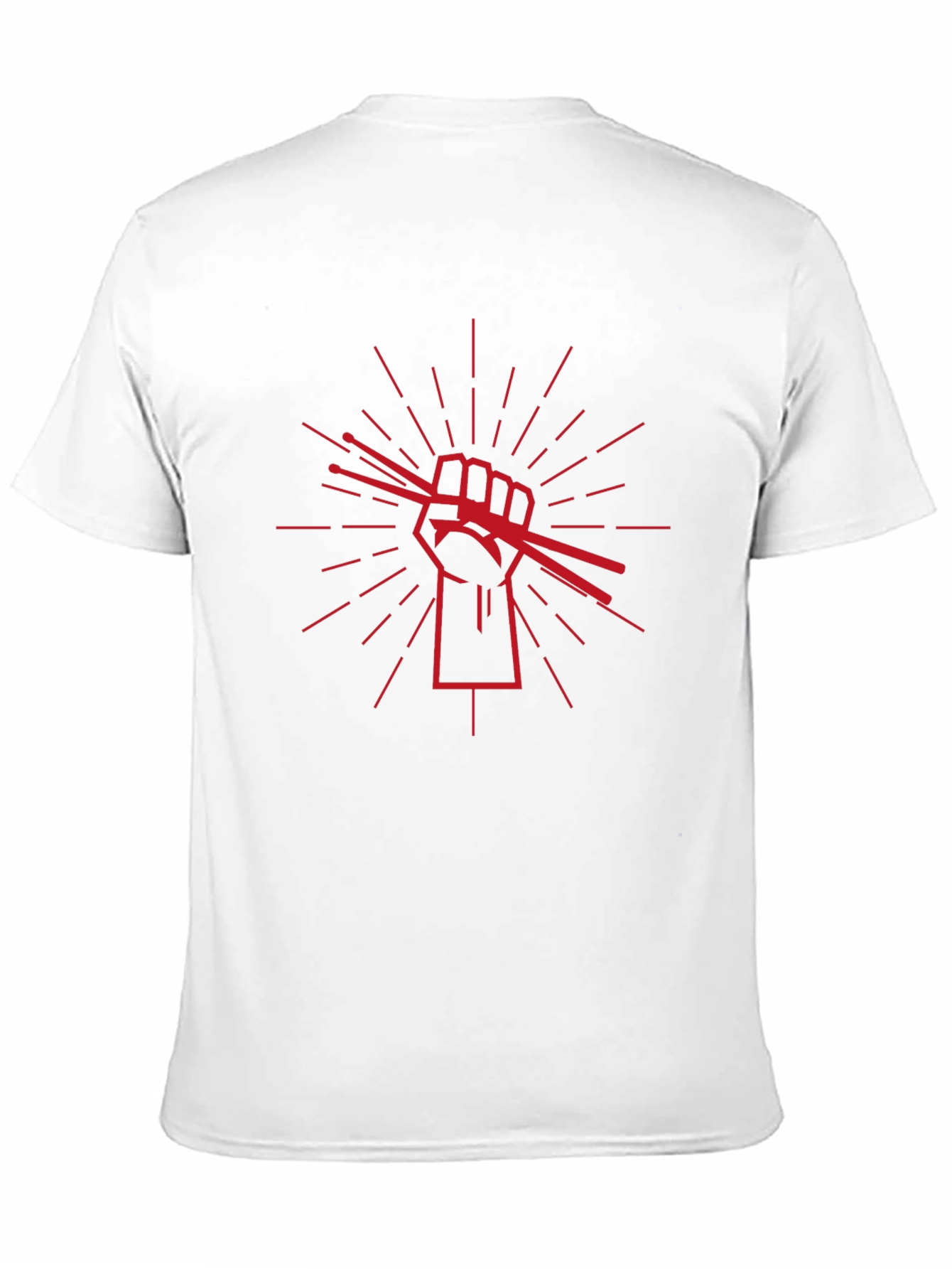 Drummer Fist Graphic Tee - Music Lover Shirt