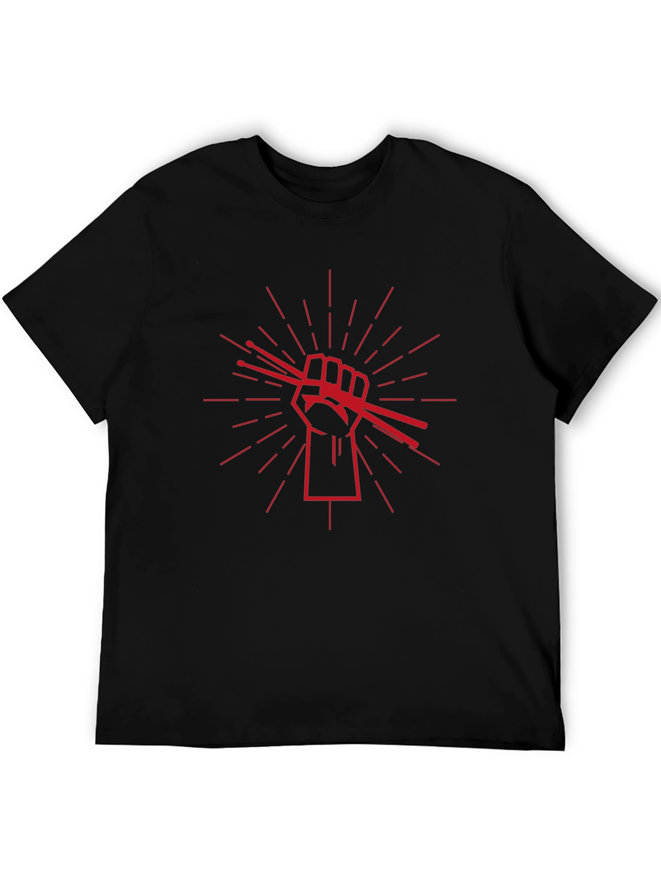 Drummer Fist Graphic Tee - Music Lover Shirt