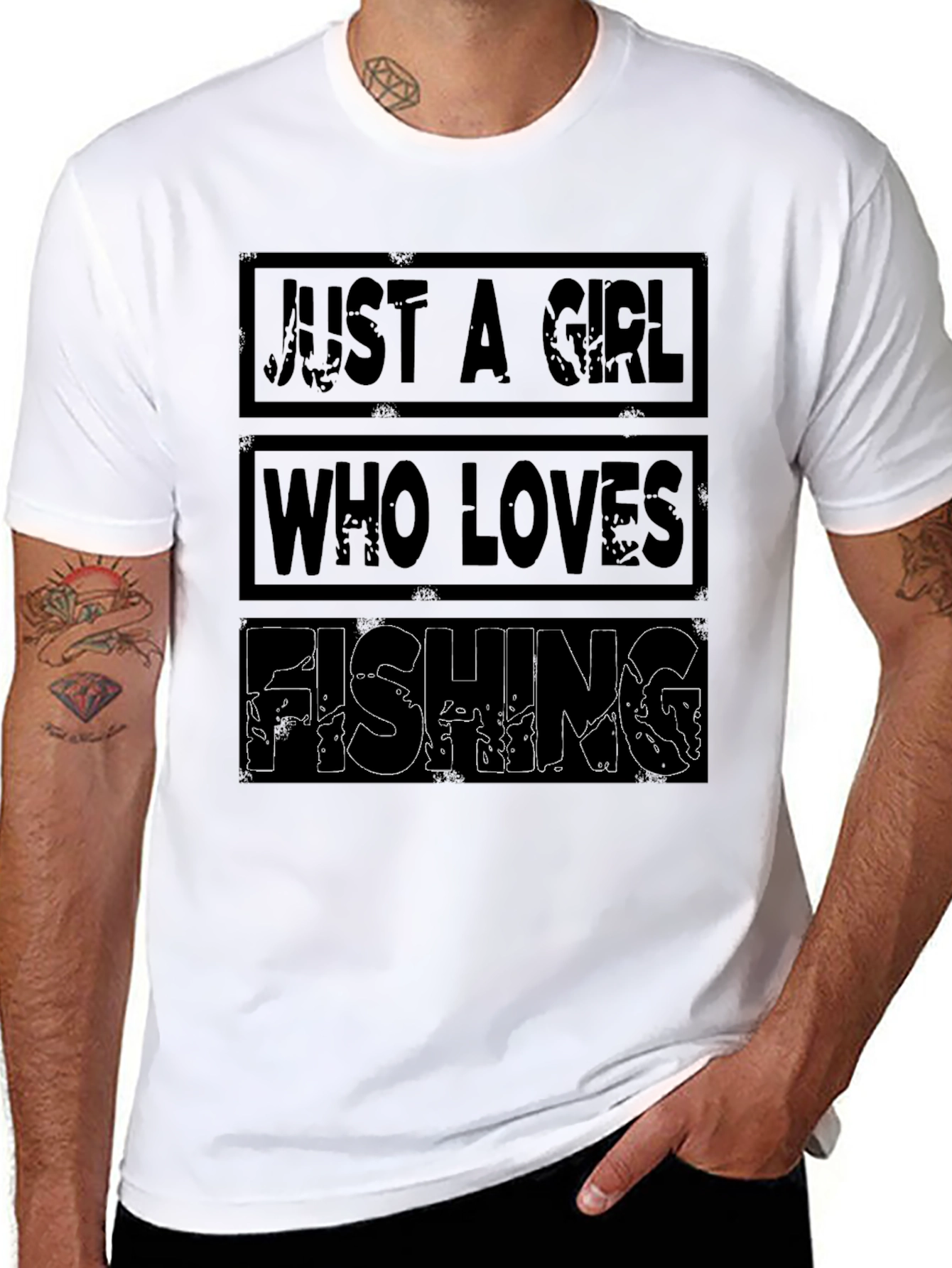 Just A Girl Who Loves Fishing T-Shirt