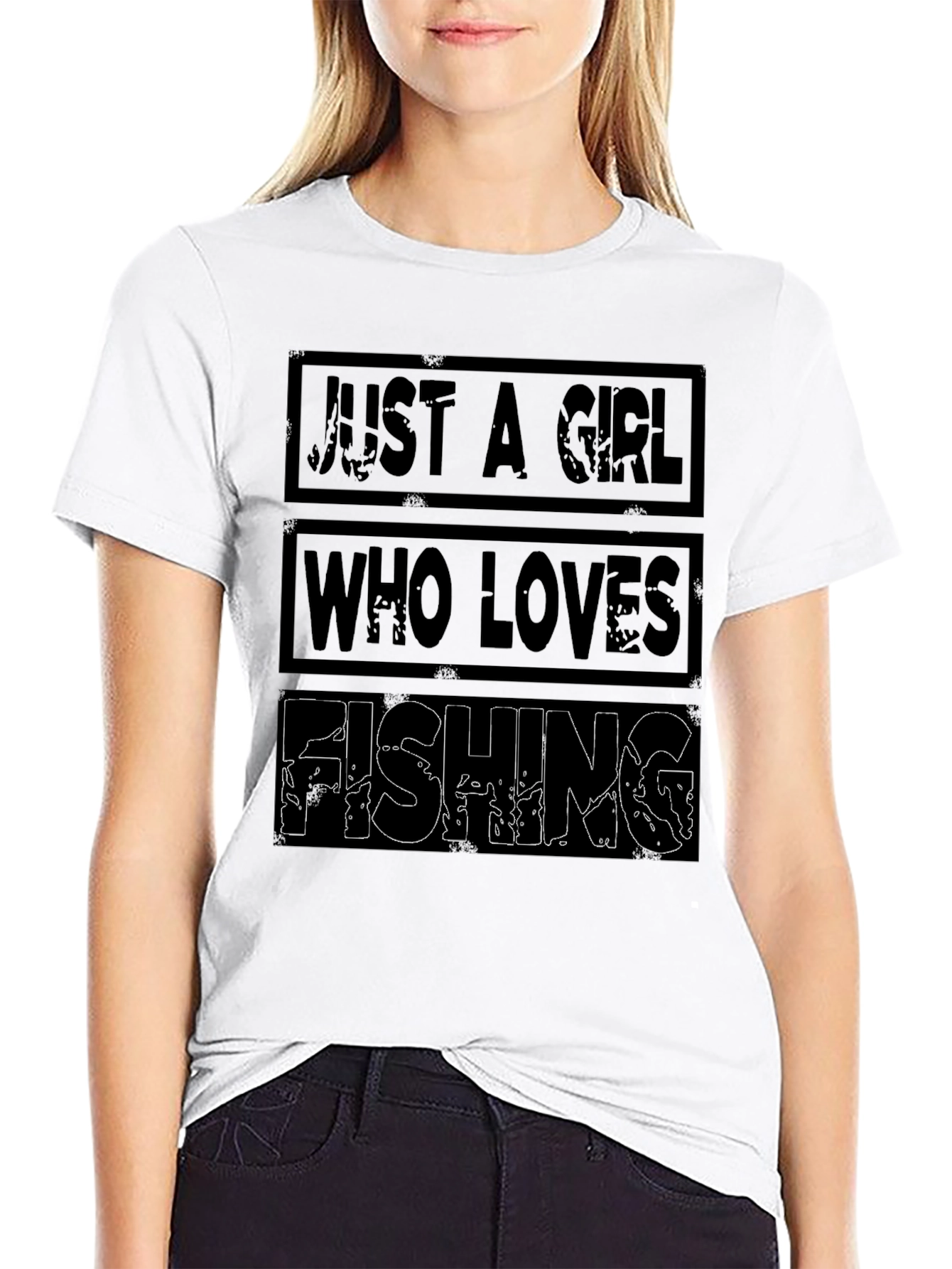 Just A Girl Who Loves Fishing T-Shirt