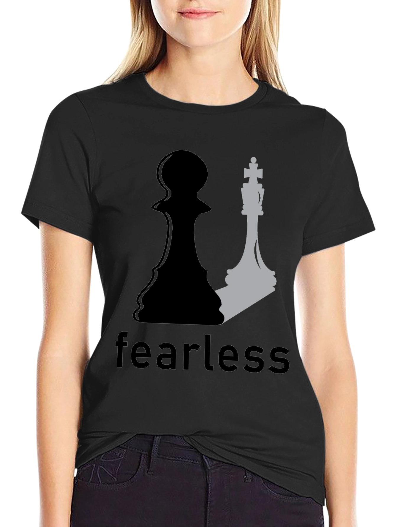 Fearless Chess Tee: Pawn to King Graphic T-Shirt