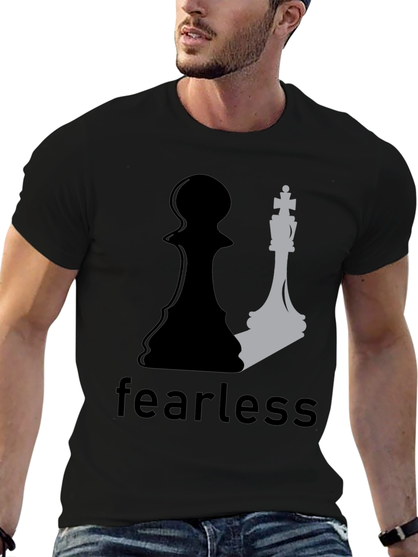 Fearless Chess Tee: Pawn to King Graphic T-Shirt