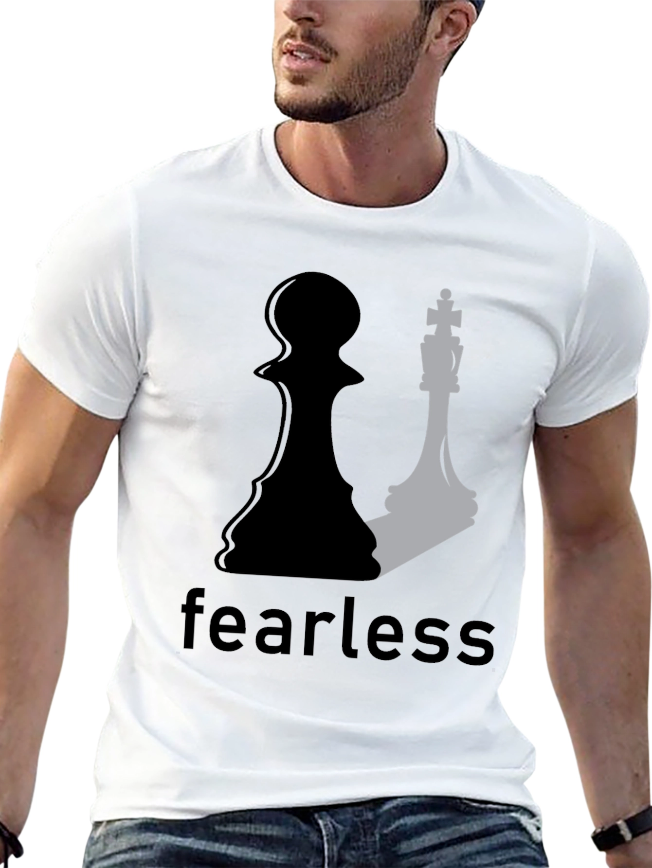 Fearless Chess Tee: Pawn to King Graphic T-Shirt