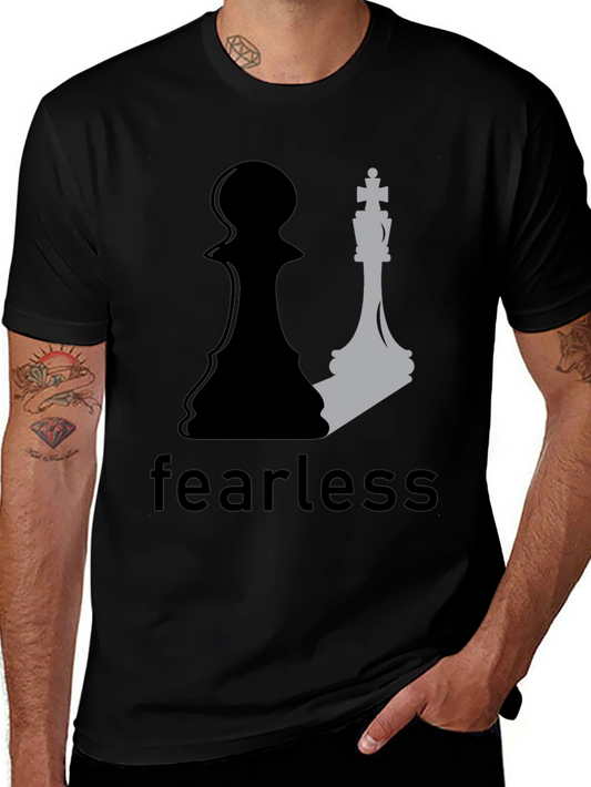 Fearless Chess Tee: Pawn to King Graphic T-Shirt