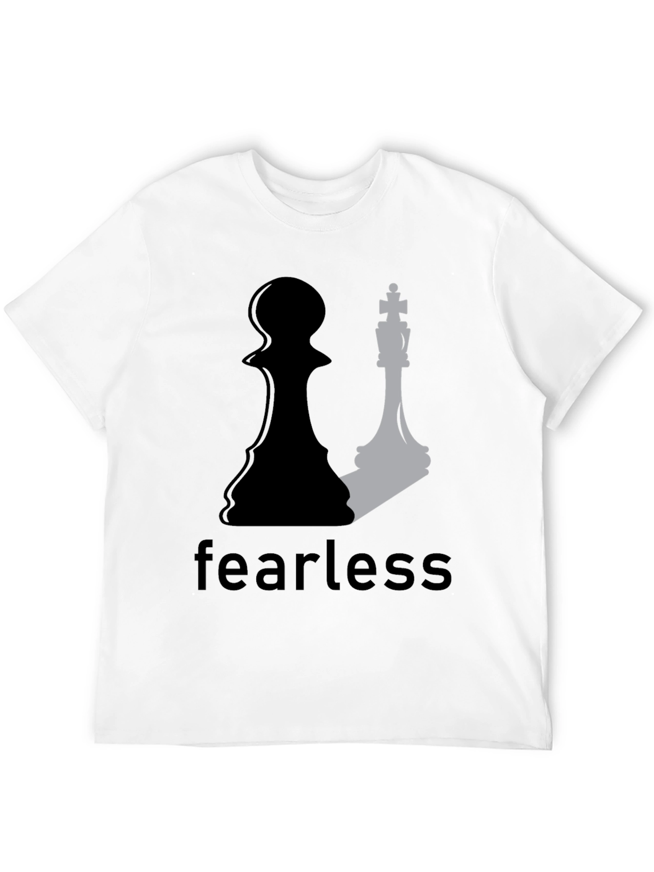 Fearless Chess Tee: Pawn to King Graphic T-Shirt