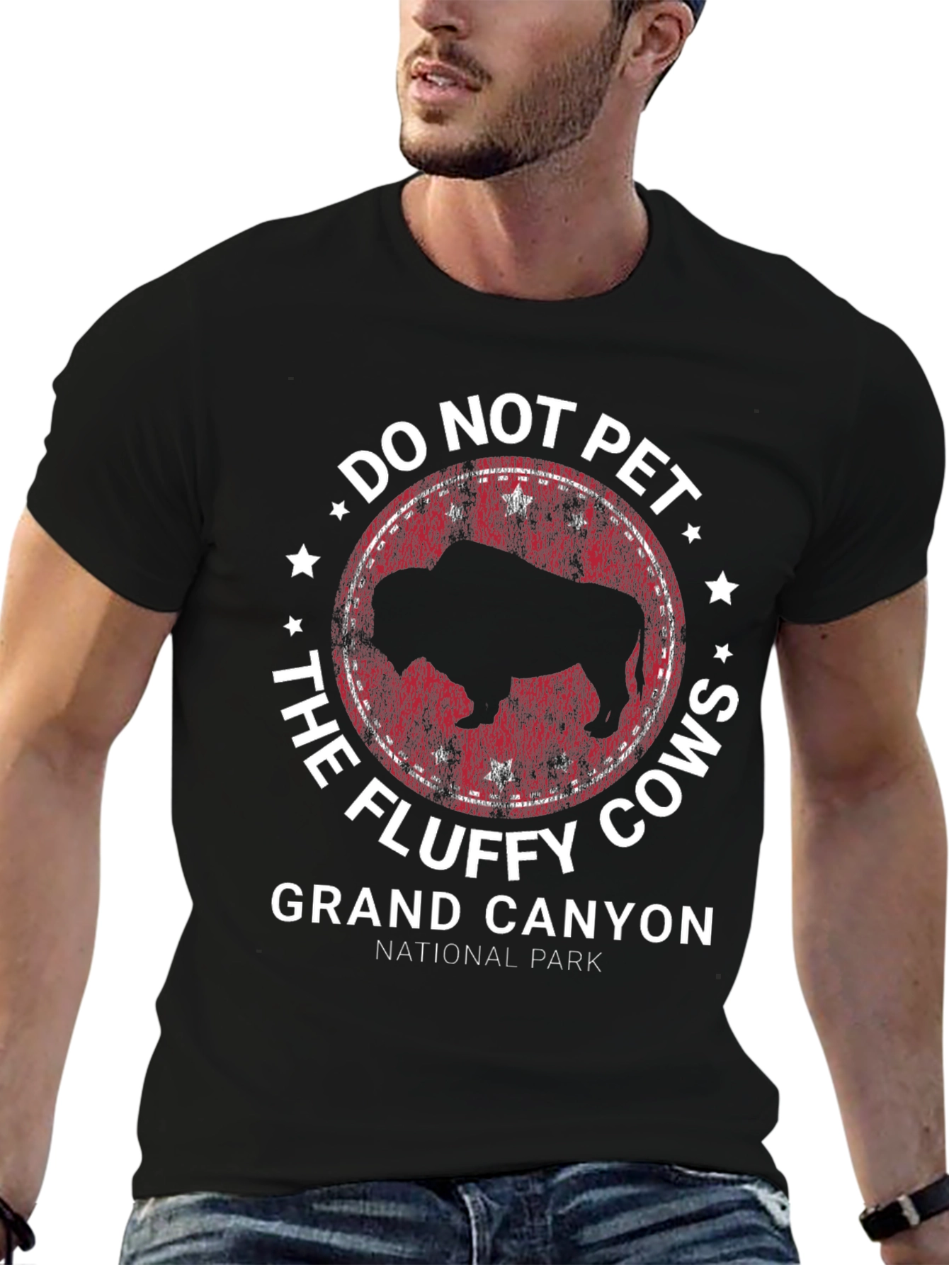 Grand Canyon Fluffy Cows Graphic T-Shirt