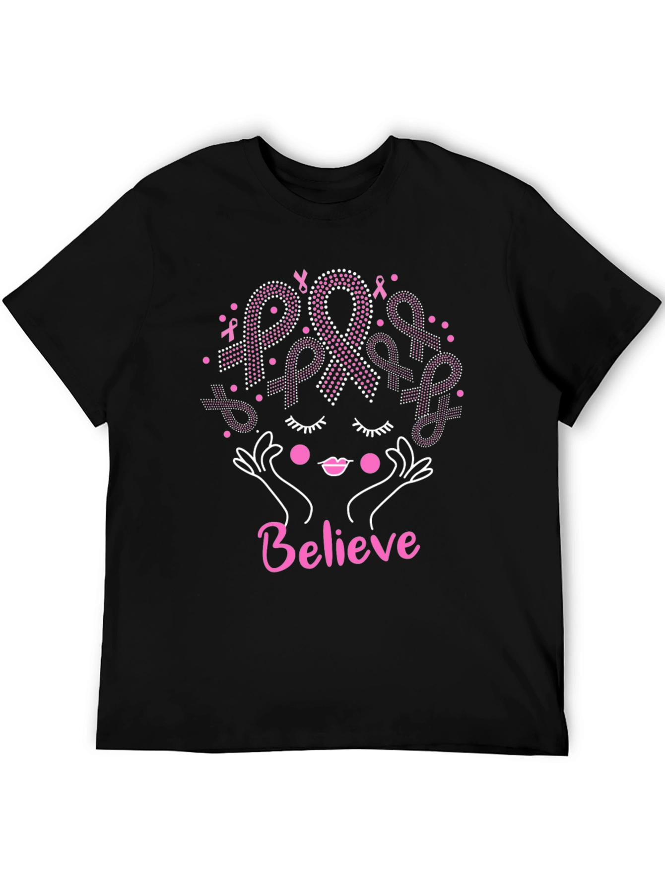 Believe Breast Cancer Awareness T-Shirt