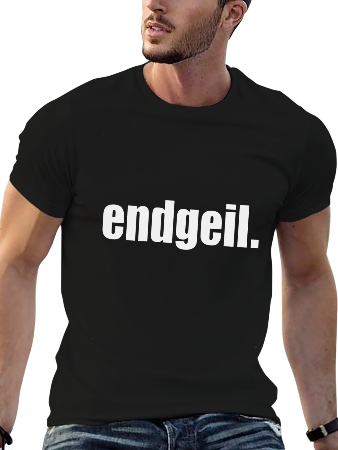 Endgeil Black T-Shirt - Bold Statement Tee