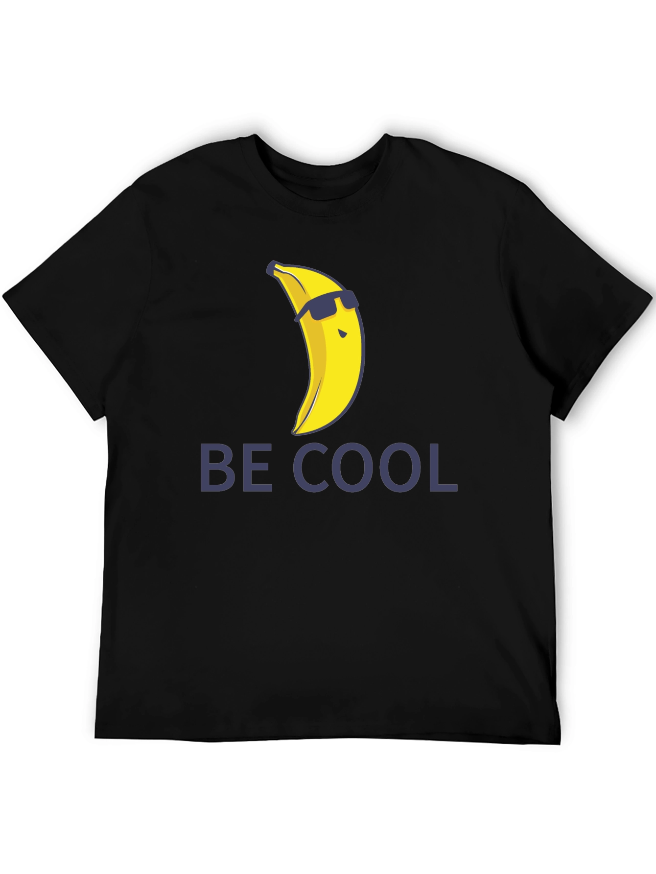 Cool Banana Graphic Tee - Unisex Black T-Shirt
