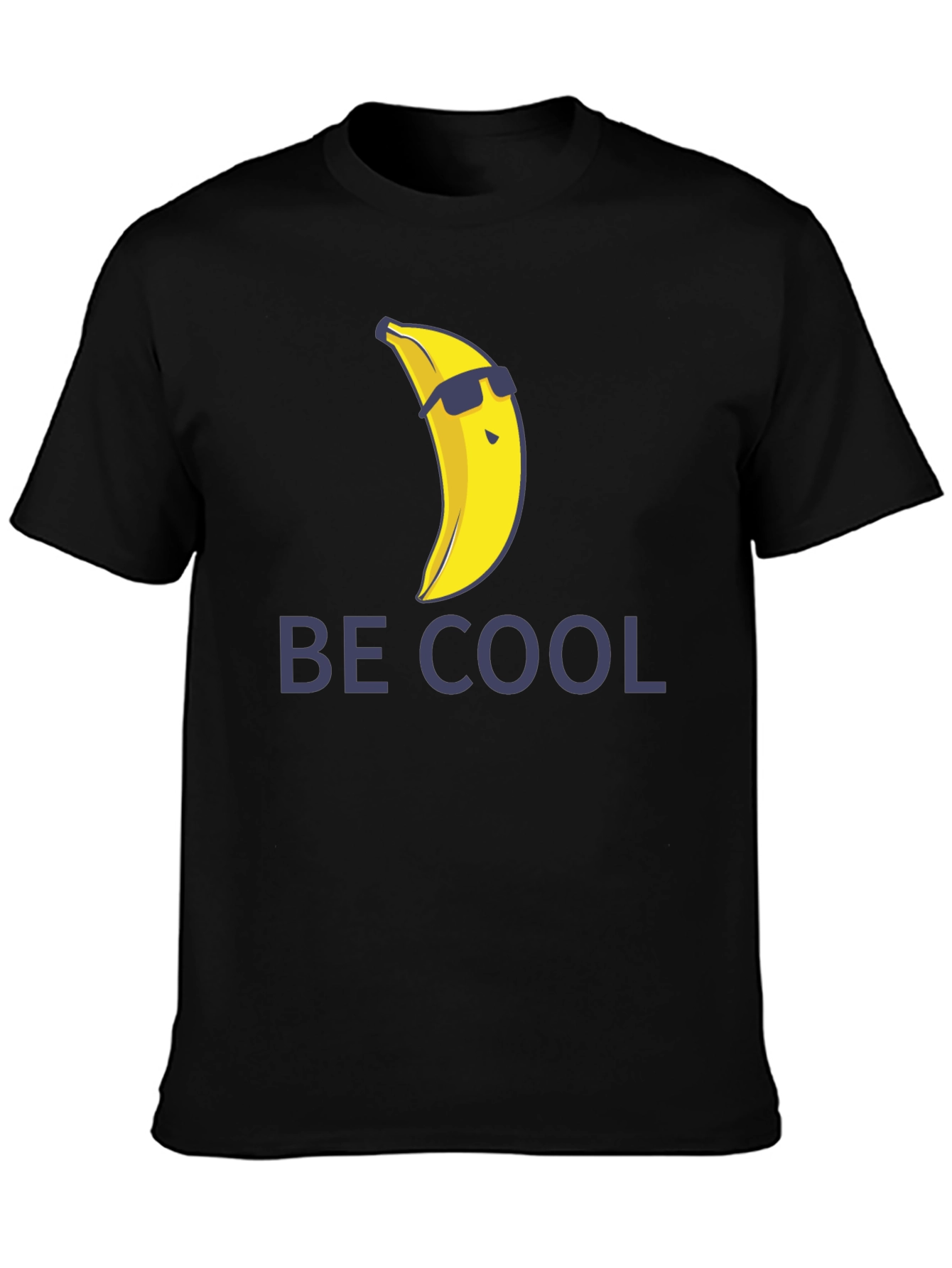 Cool Banana Graphic Tee - Unisex Black T-Shirt