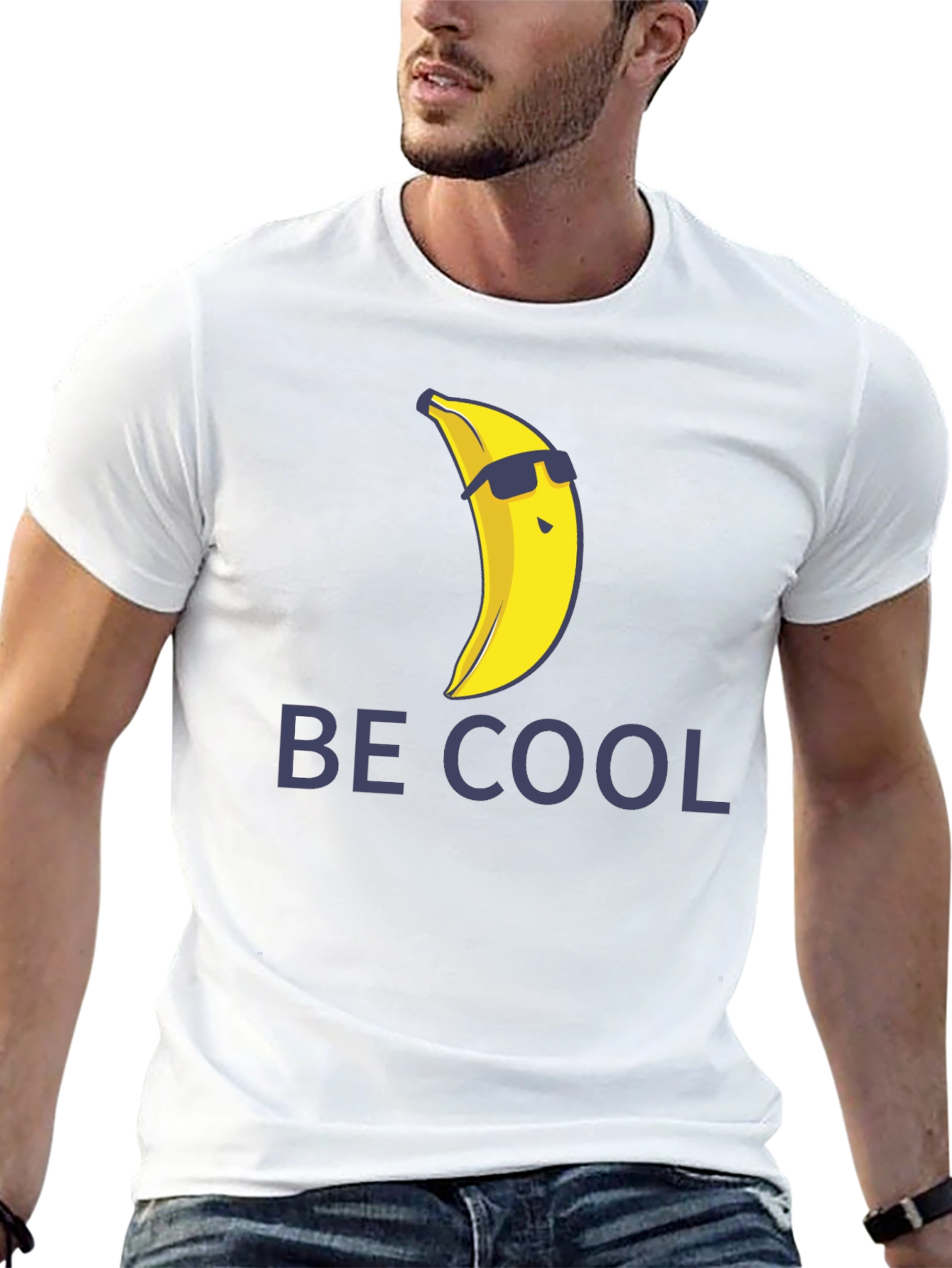 Cool Banana Graphic Tee - Unisex Black T-Shirt