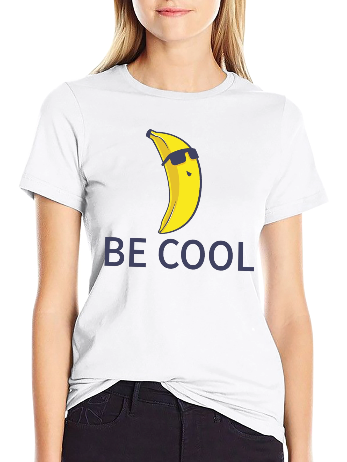 Cool Banana Graphic Tee - Unisex Black T-Shirt