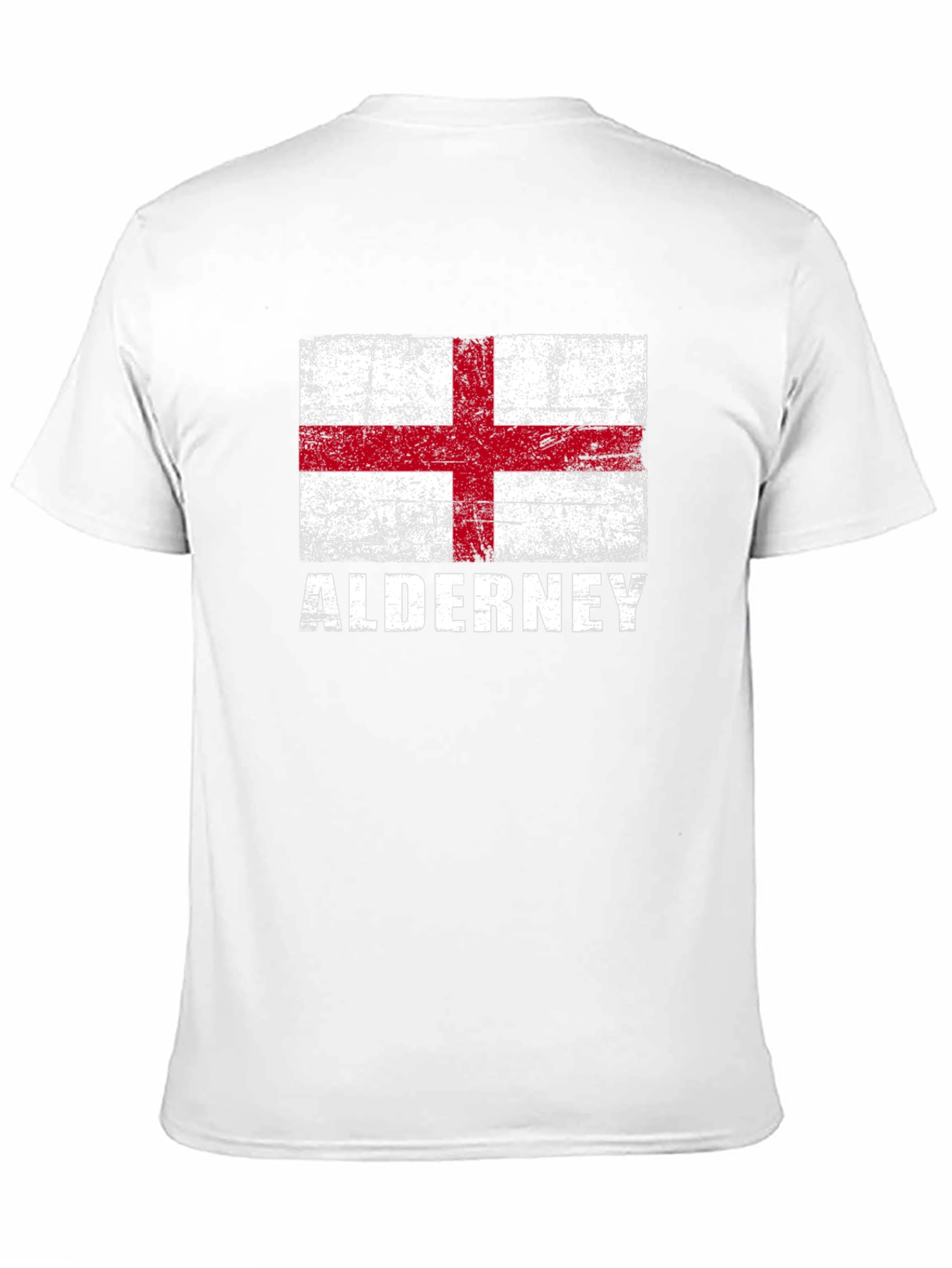 Alderney Flag Graphic T-Shirt - Black Jersey Tee