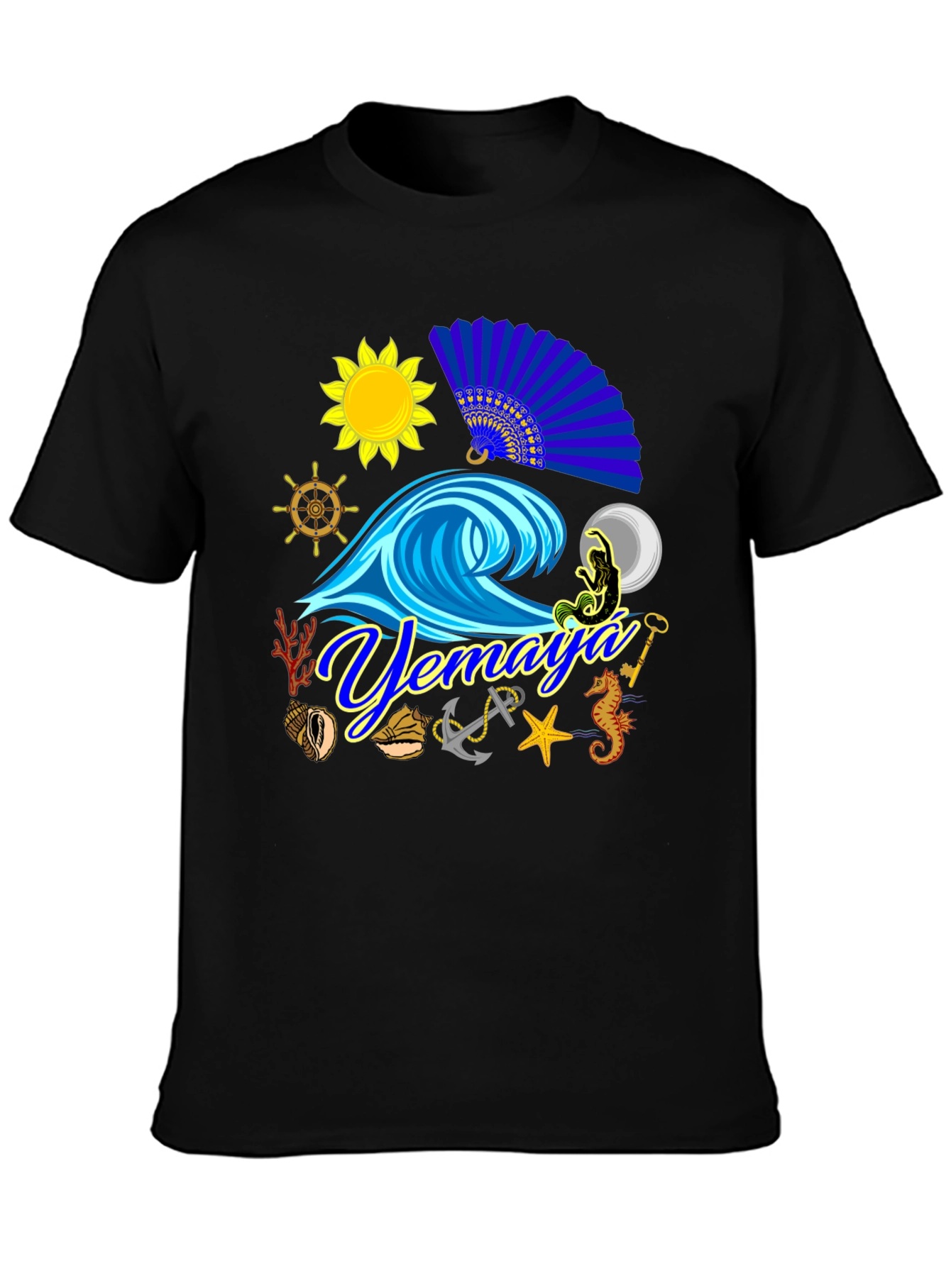 Yemaya T-Shirt Ocean Lover Tee Nautical Theme