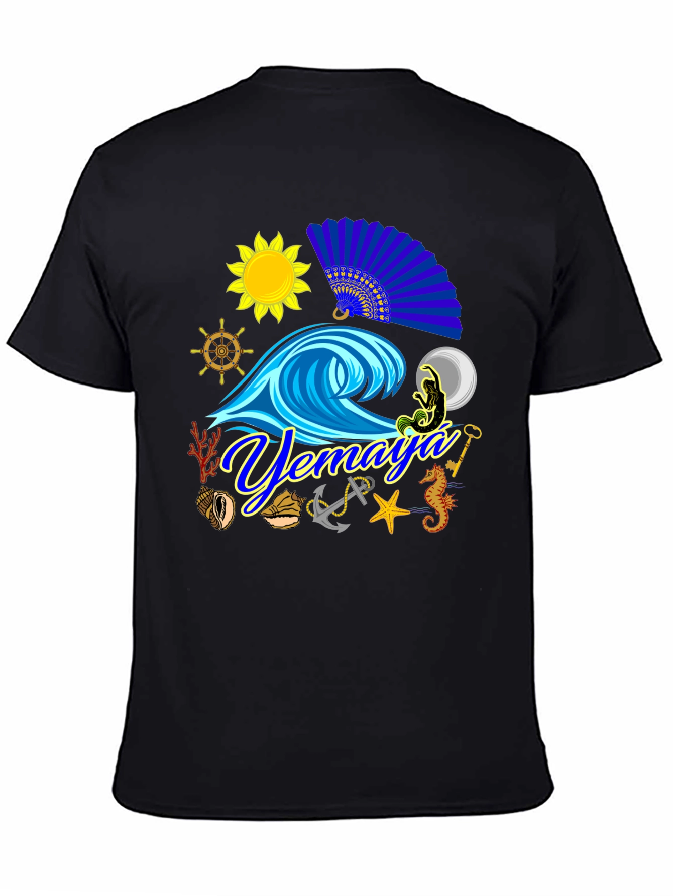 Yemaya T-Shirt Ocean Lover Tee Nautical Theme
