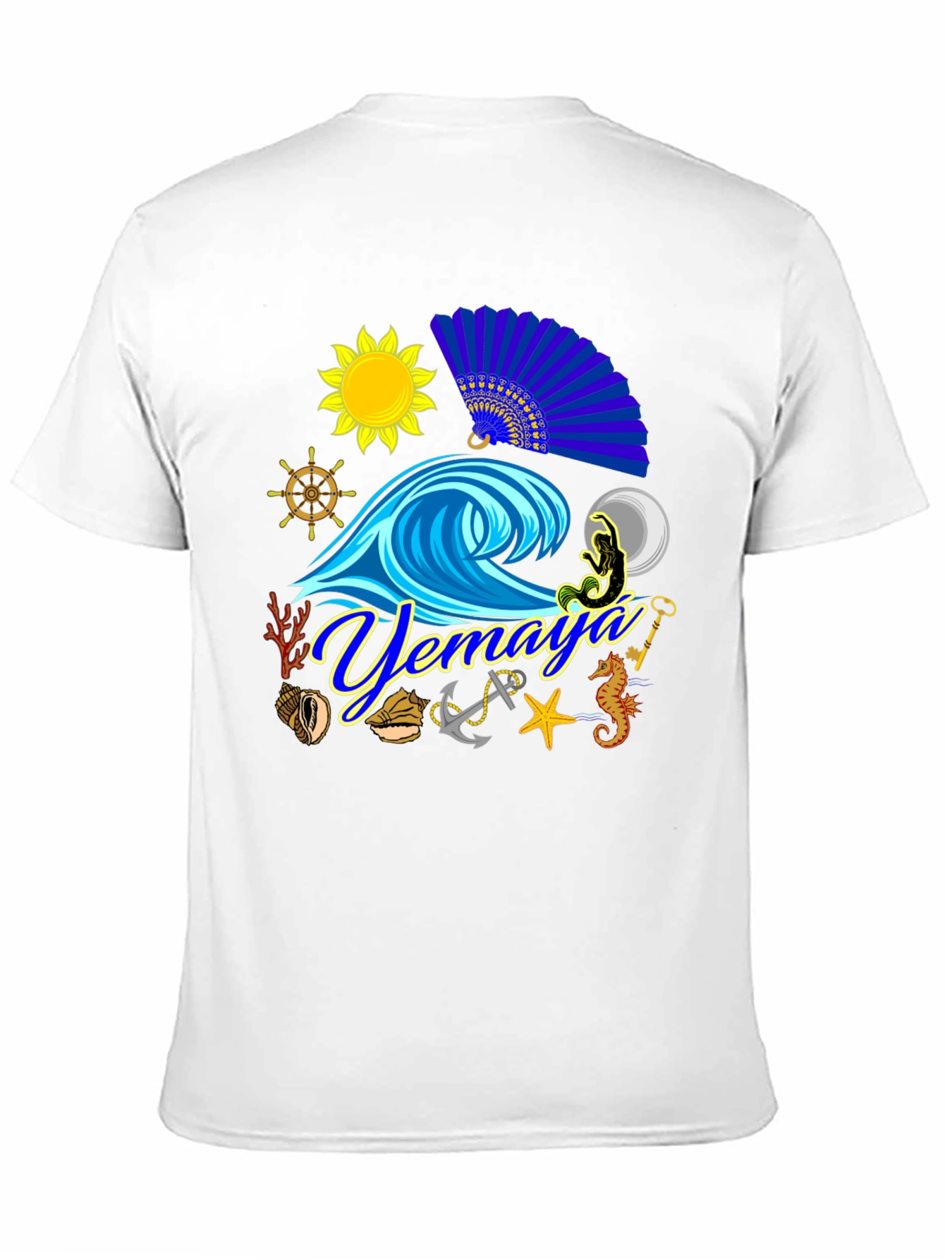 Yemaya T-Shirt Ocean Lover Tee Nautical Theme