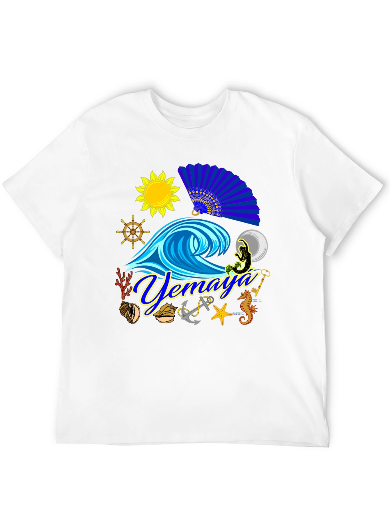 Yemaya T-Shirt Ocean Lover Tee Nautical Theme