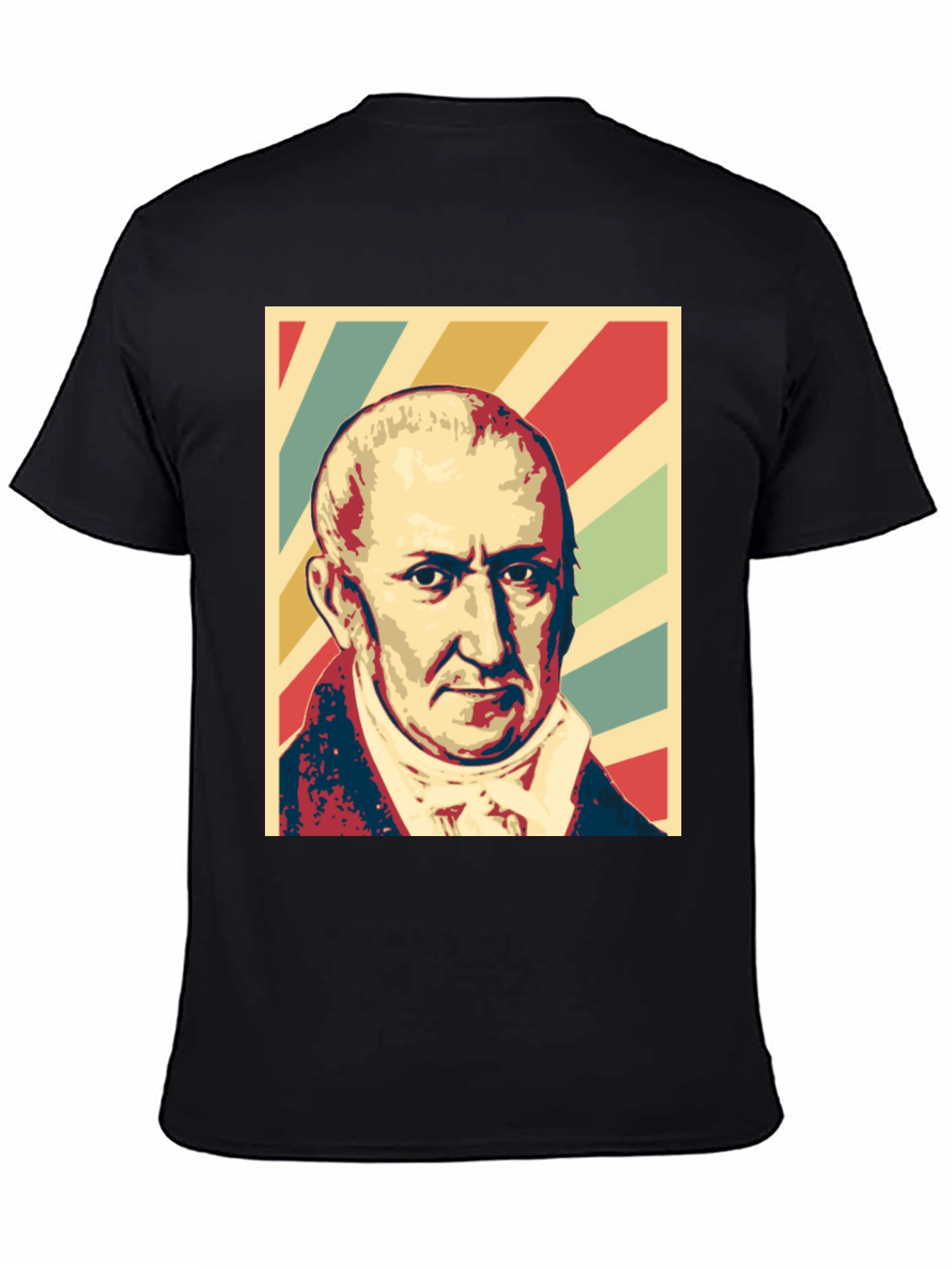 Historical Figure Portrait Graphic T-Shirt