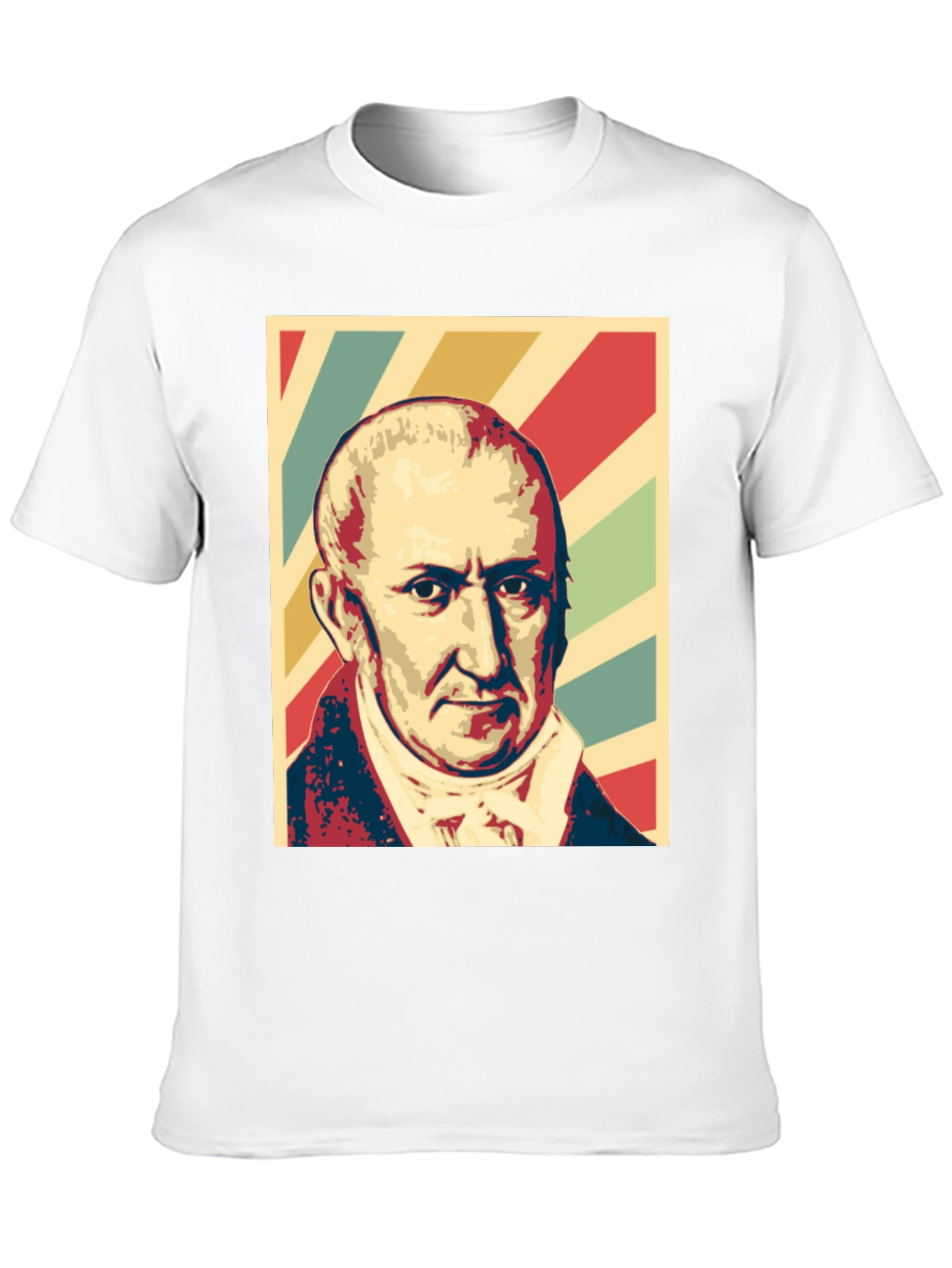 Historical Figure Portrait Graphic T-Shirt