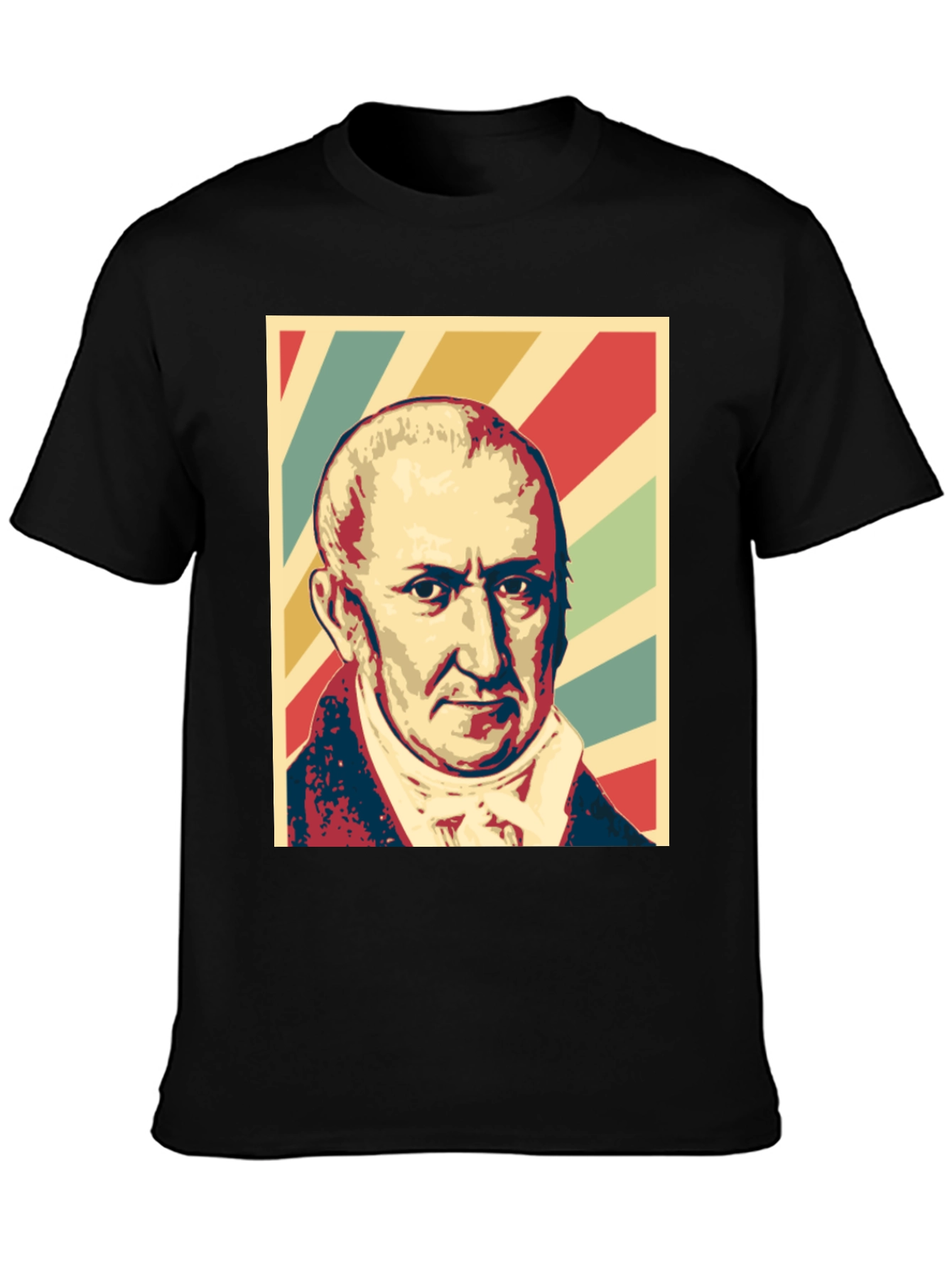 Historical Figure Portrait Graphic T-Shirt
