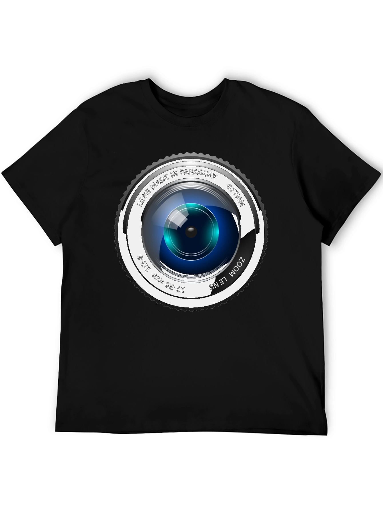 Lens Graphic Tee - Camera Zoom Style T-Shirt