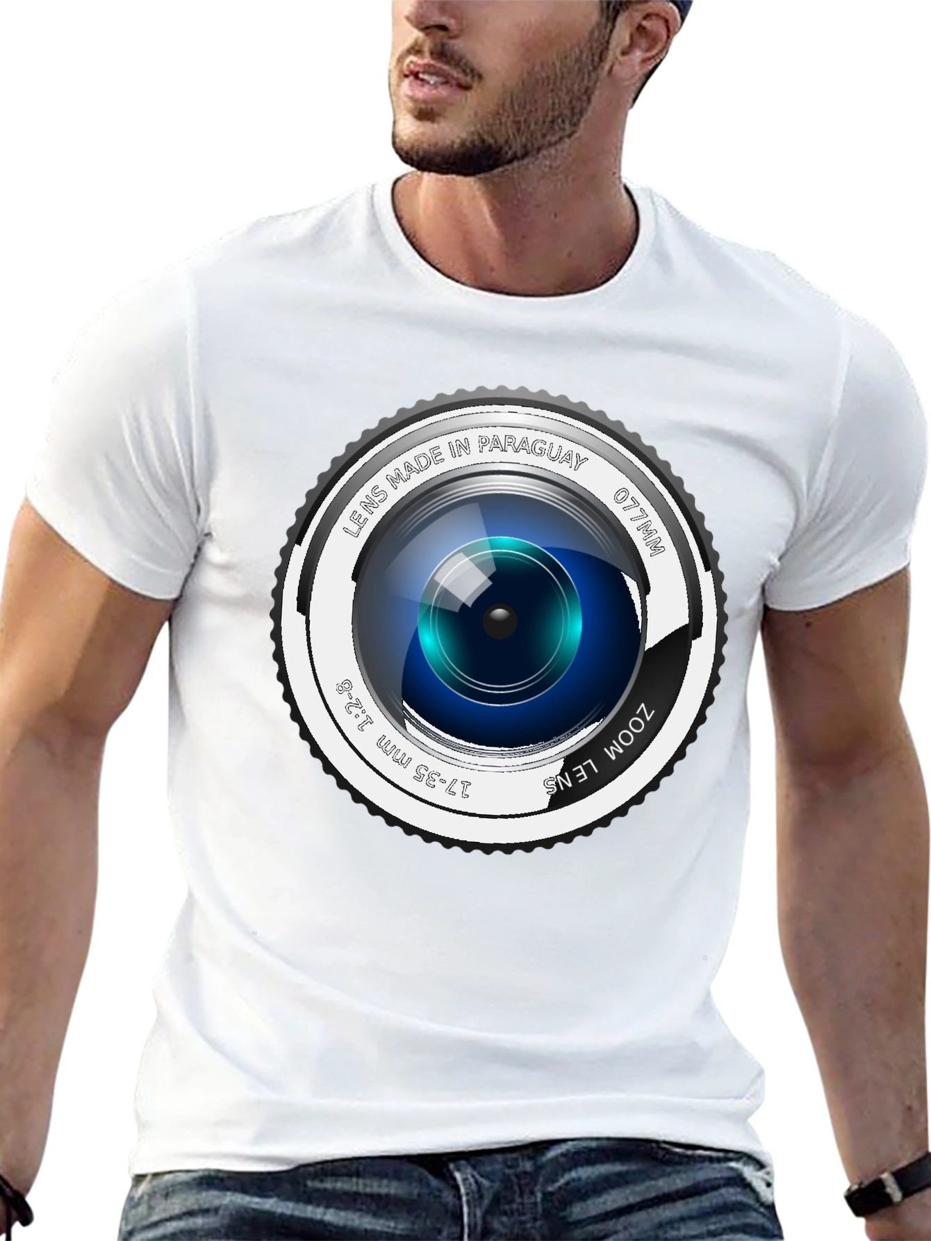 Lens Graphic Tee - Camera Zoom Style T-Shirt