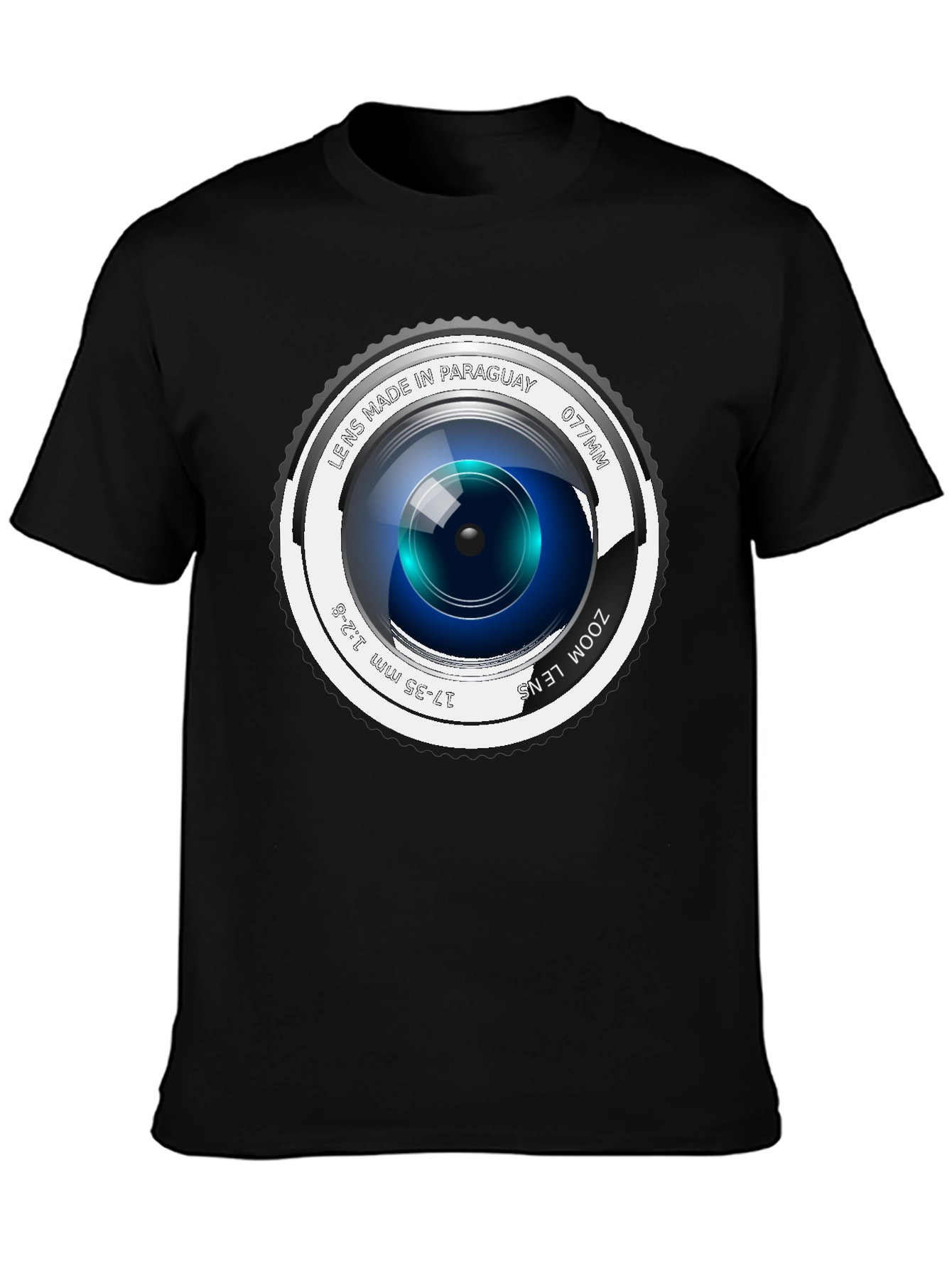 Lens Graphic Tee - Camera Zoom Style T-Shirt