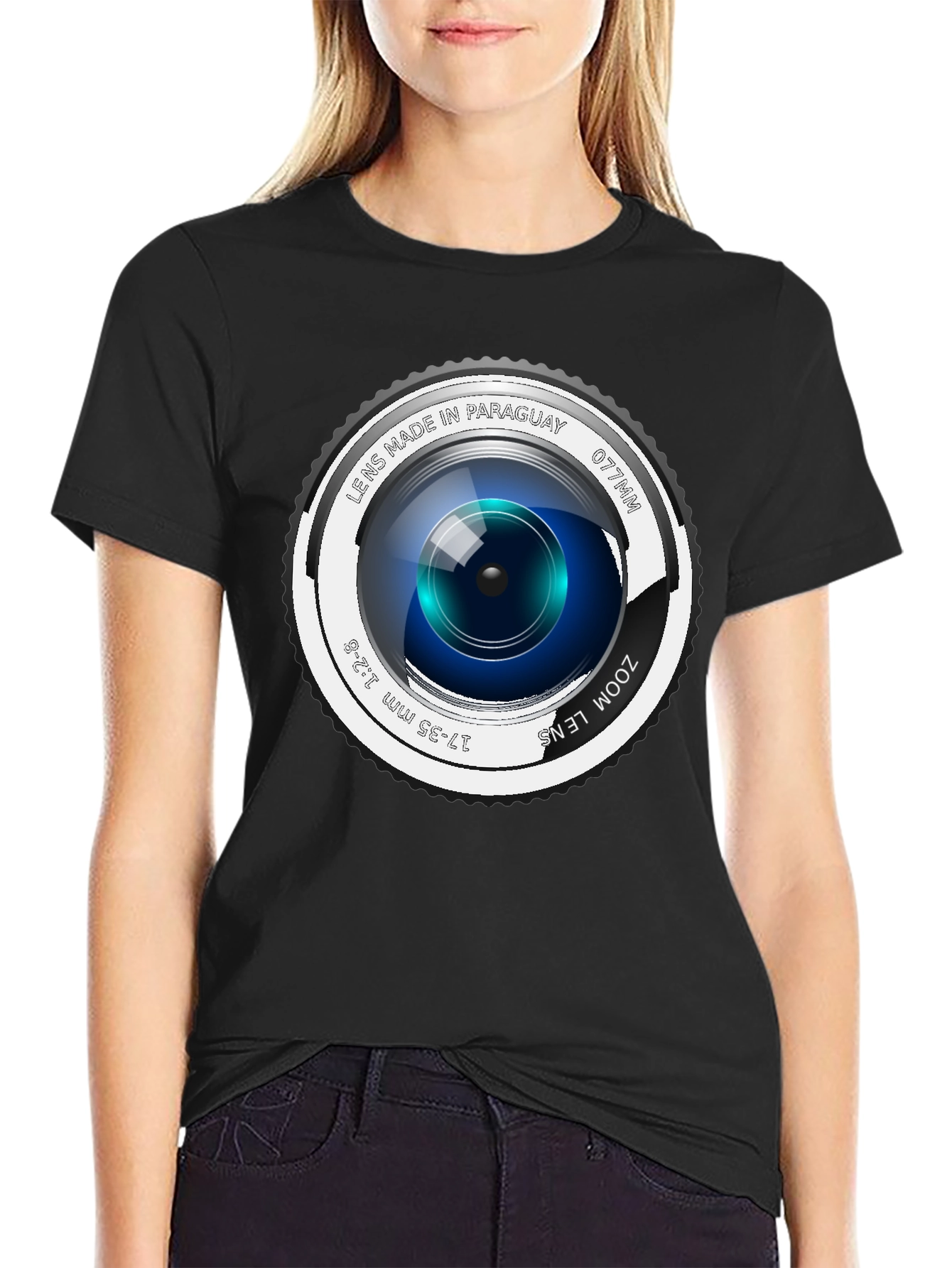 Lens Graphic Tee - Camera Zoom Style T-Shirt