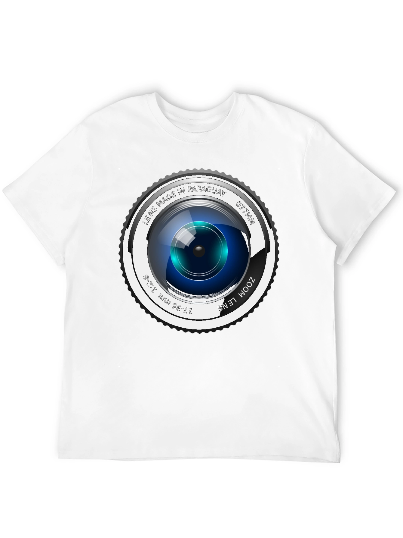 Lens Graphic Tee - Camera Zoom Style T-Shirt