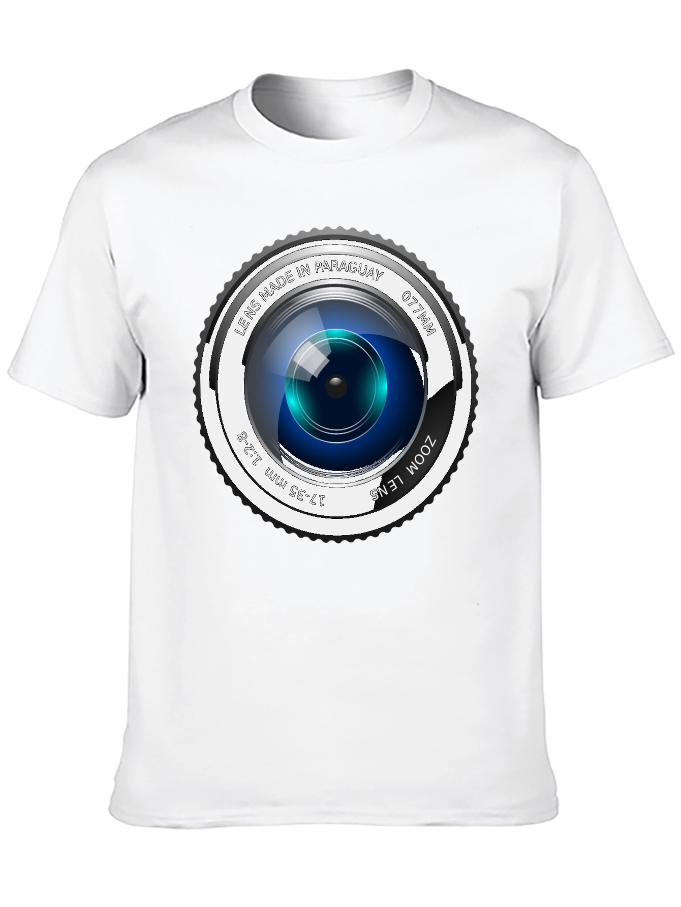 Lens Graphic Tee - Camera Zoom Style T-Shirt