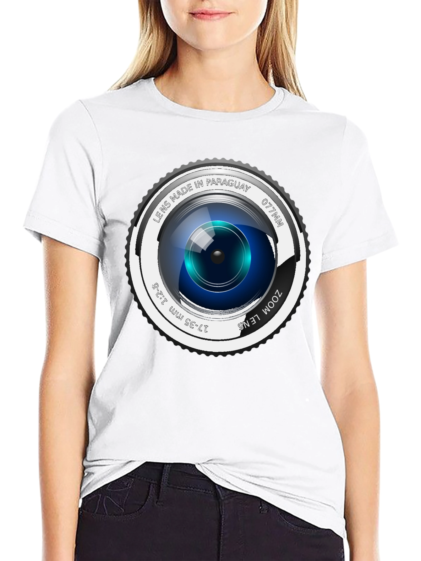 Lens Graphic Tee - Camera Zoom Style T-Shirt