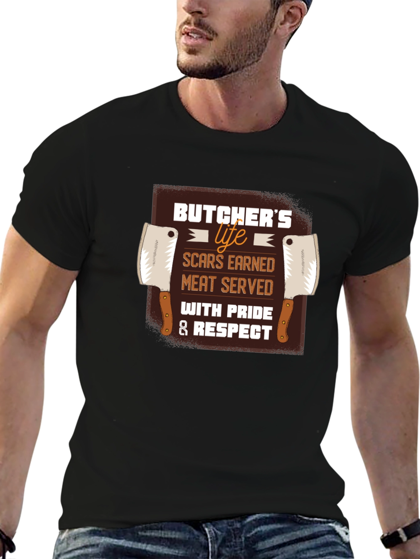 Butchers Life Graphic Tee - Meat Served with Pride
