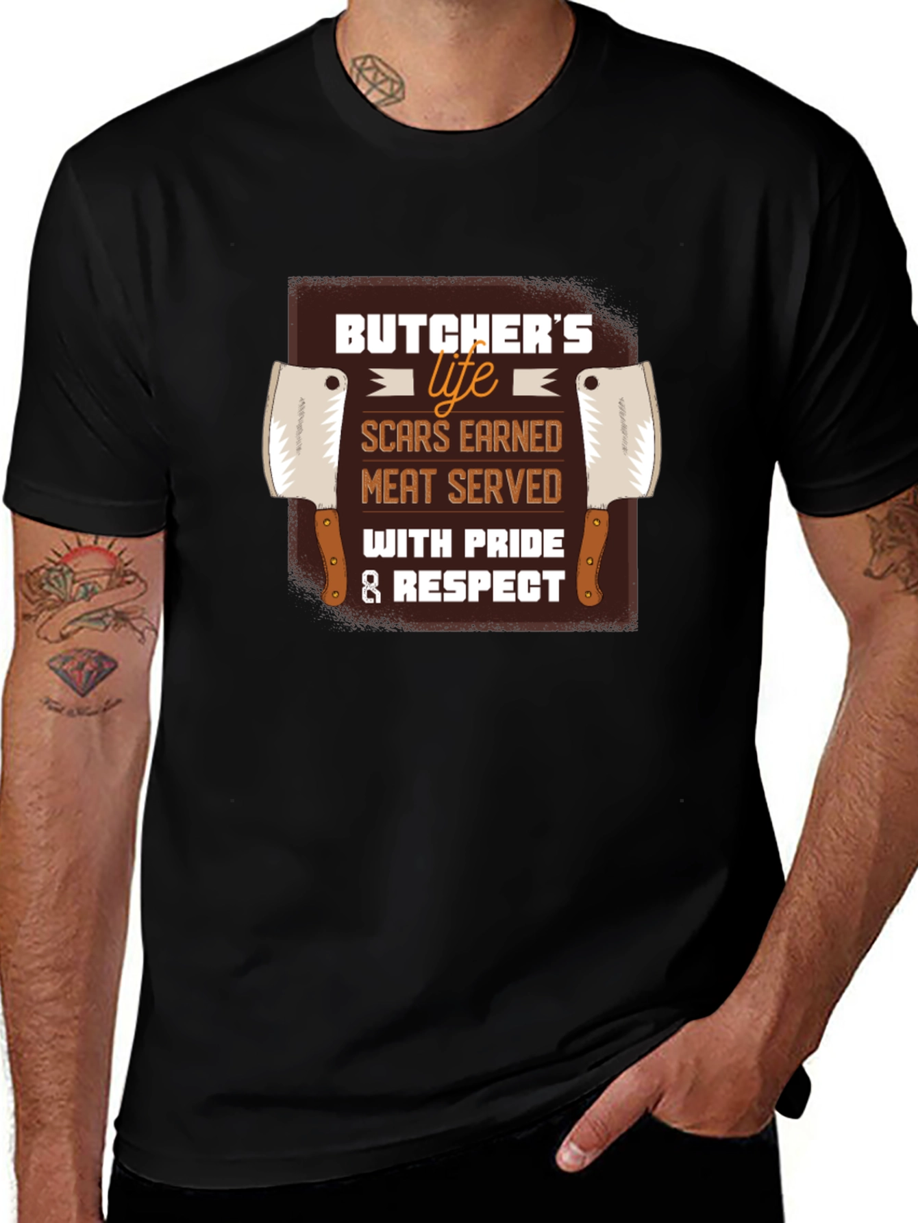 Butchers Life Graphic Tee - Meat Served with Pride