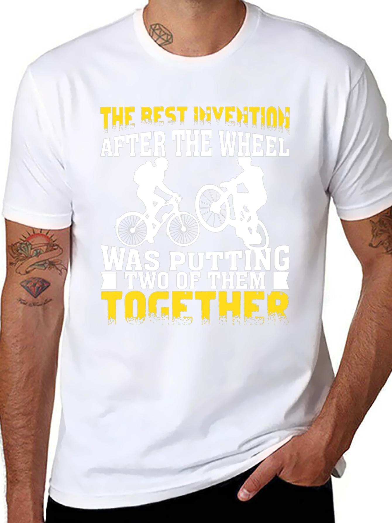 Funny Bicycle T-Shirt - Best Invention After The Wheel