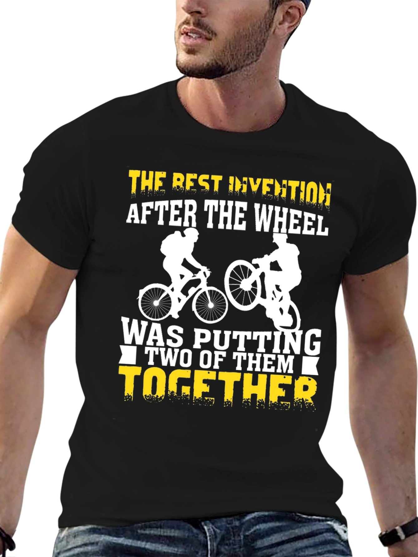 Funny Bicycle T-Shirt - Best Invention After The Wheel