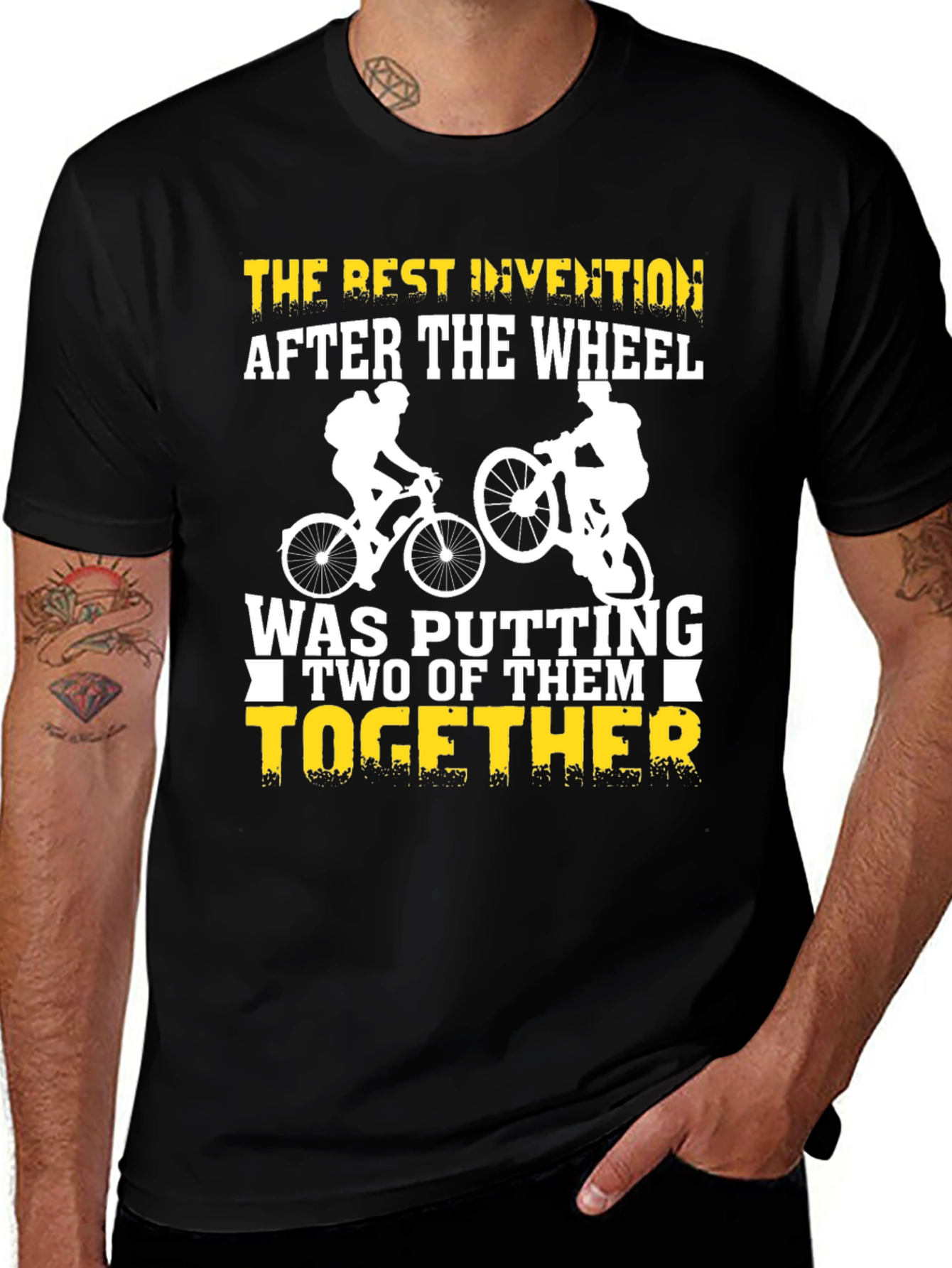 Funny Bicycle T-Shirt - Best Invention After The Wheel