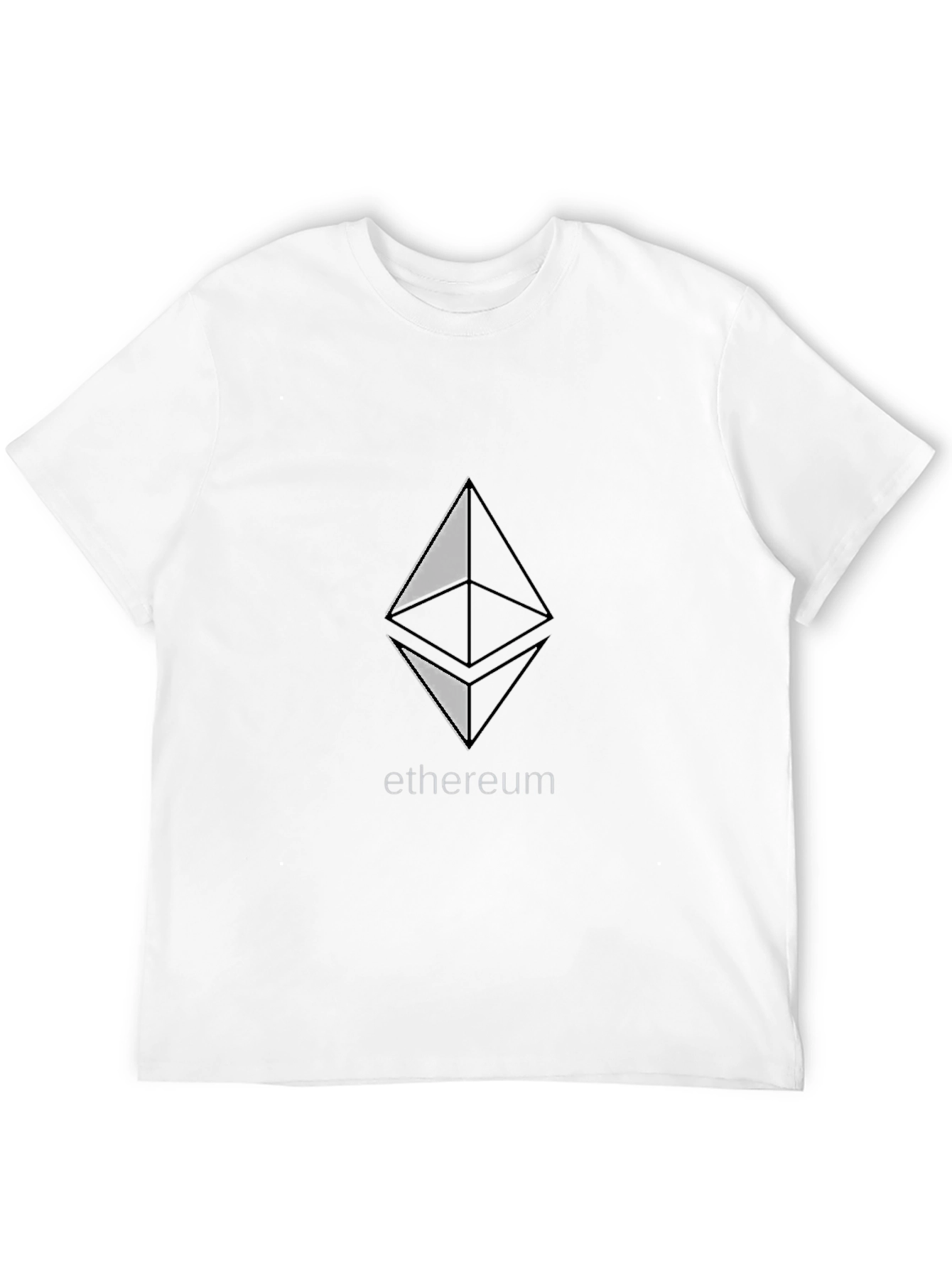 Ethereum Logo Black T-Shirt - Crypto Fashion